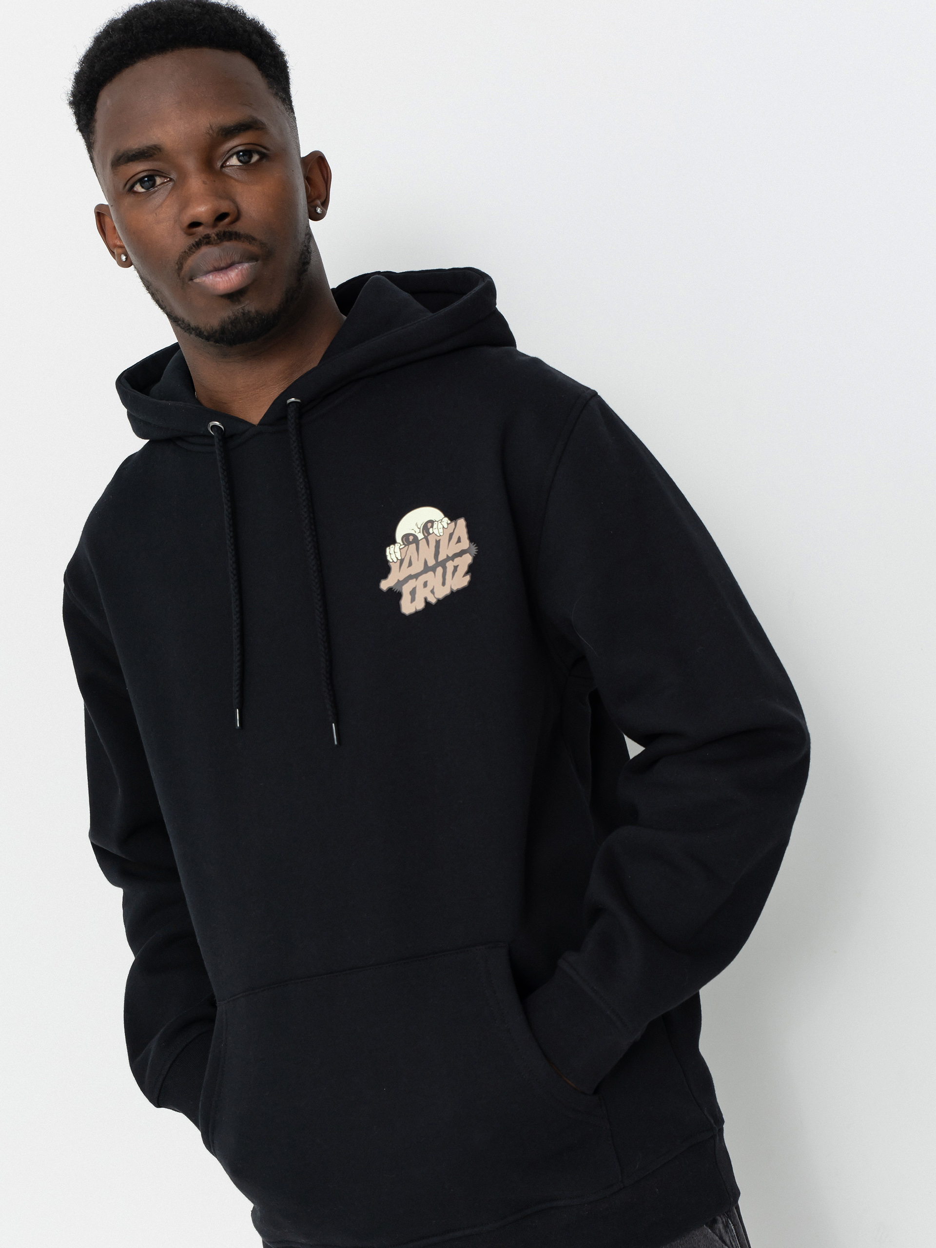 Santa Cruz Knibbs Invasion Hand HD Hoodie (black)
