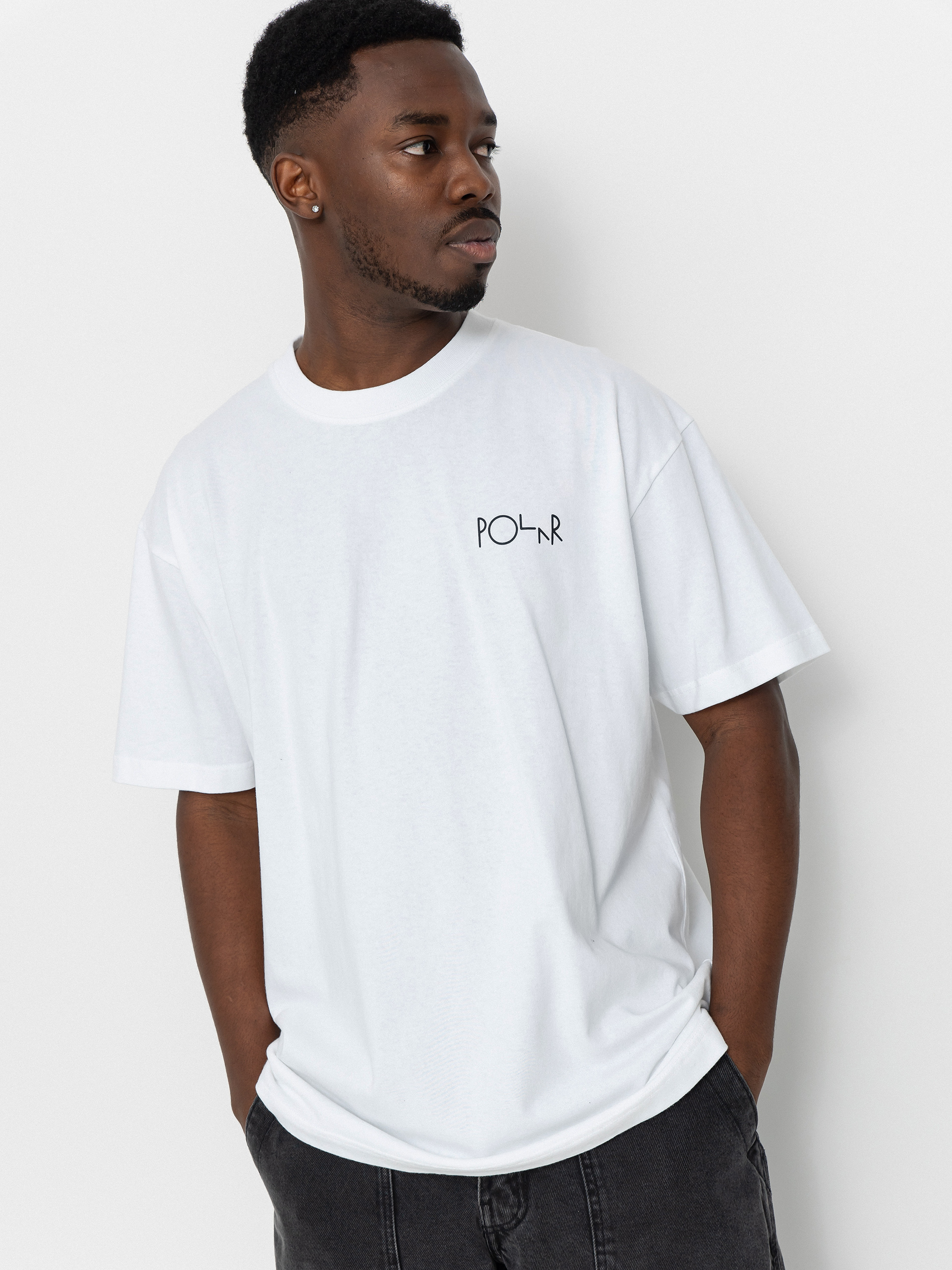 Polar Skate Fill Logo Klez T-Shirt (white)