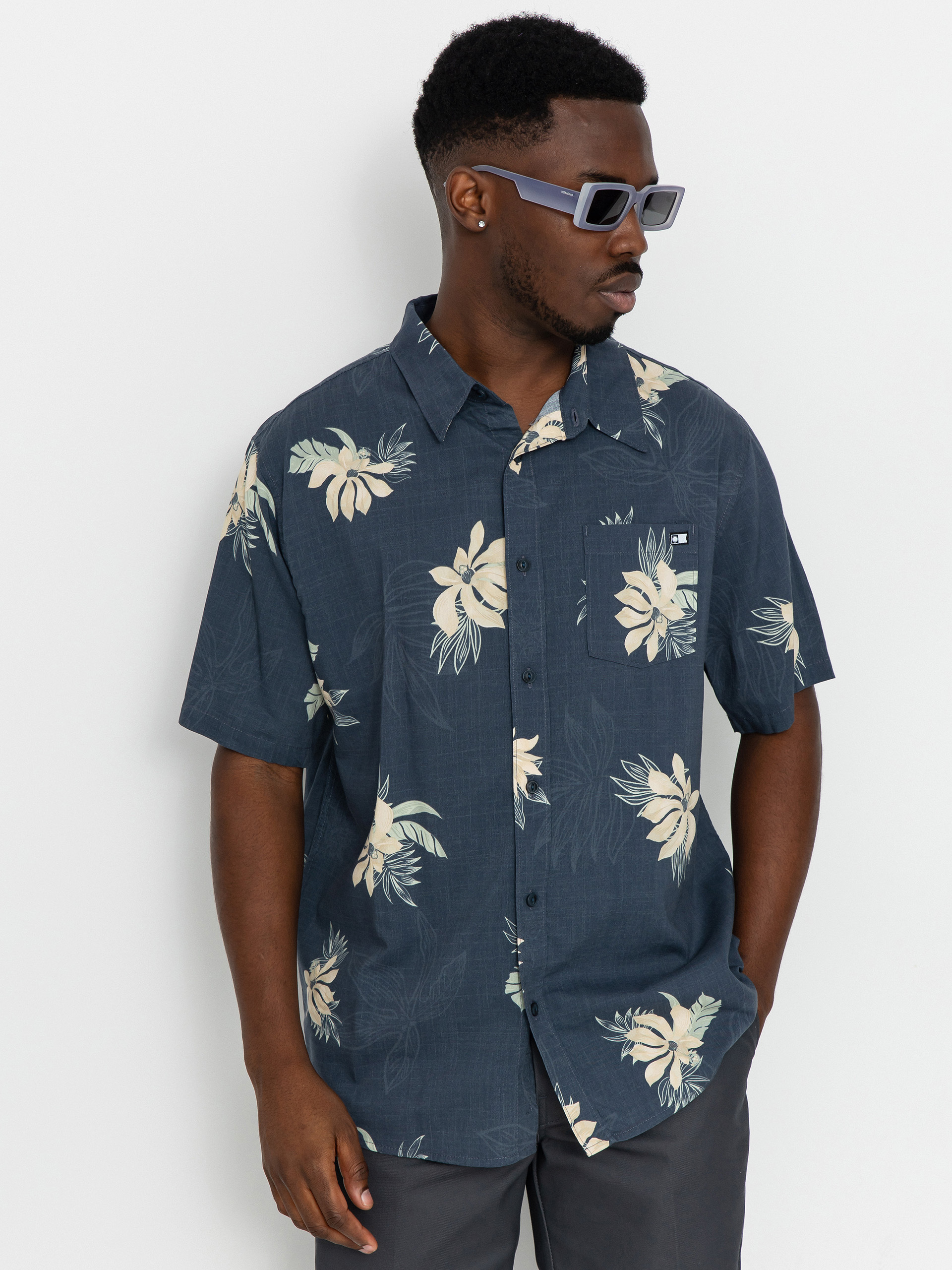 Salty Crew Hemd Bloomin (dark lava)