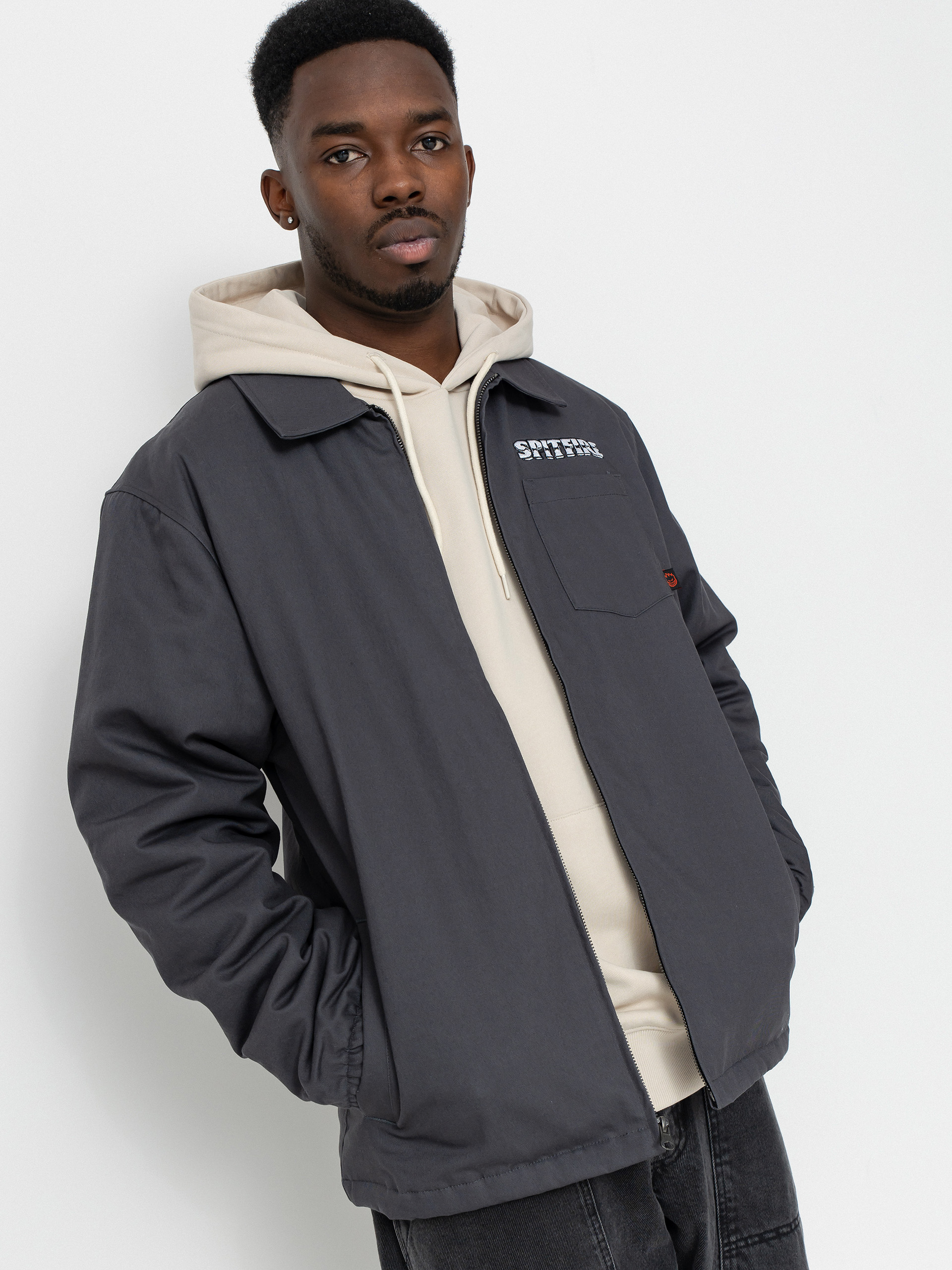 Spitfire Burnout Jacke (charcoal solid)