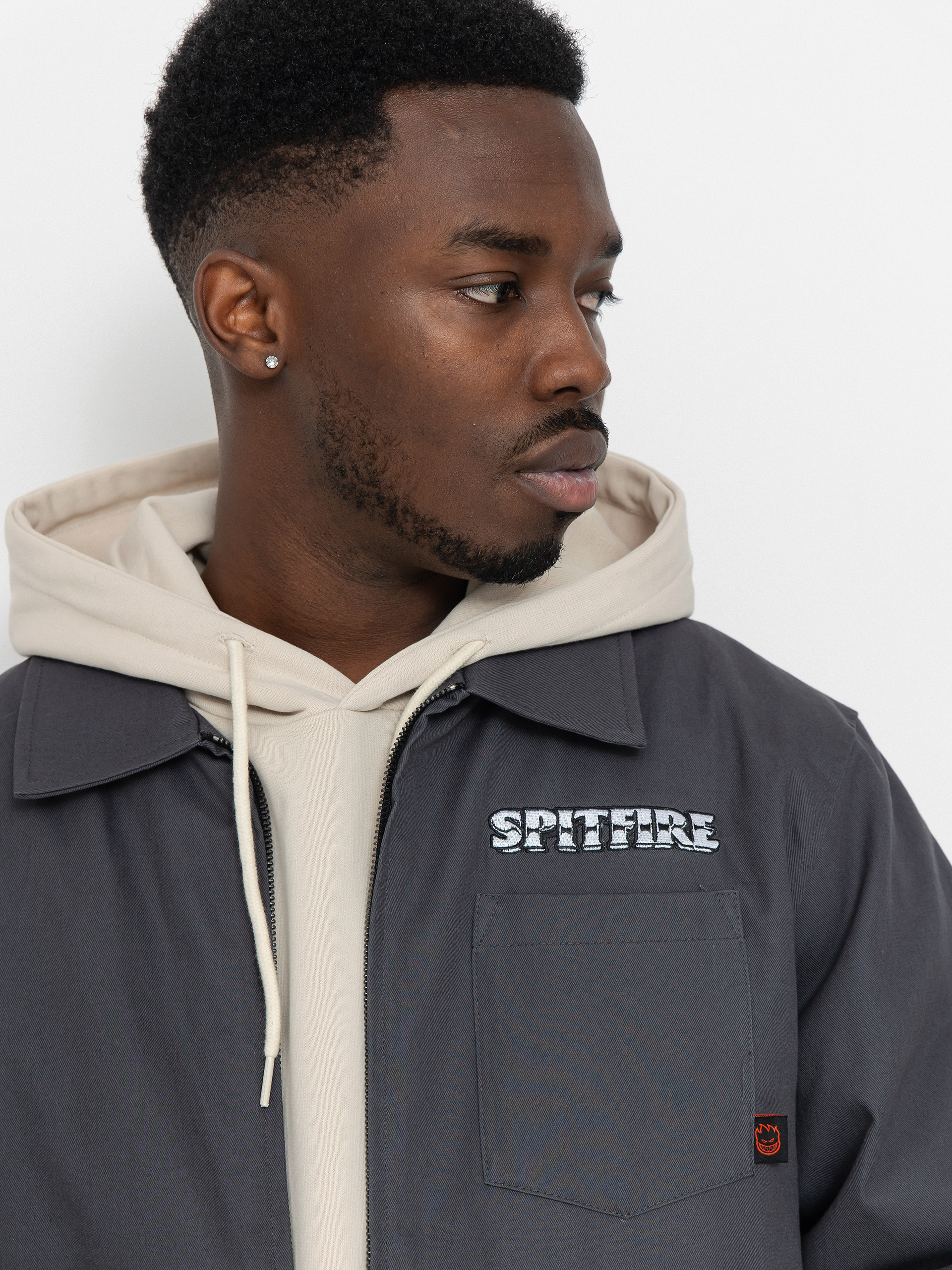 Spitfire Burnout Jacke (charcoal solid)
