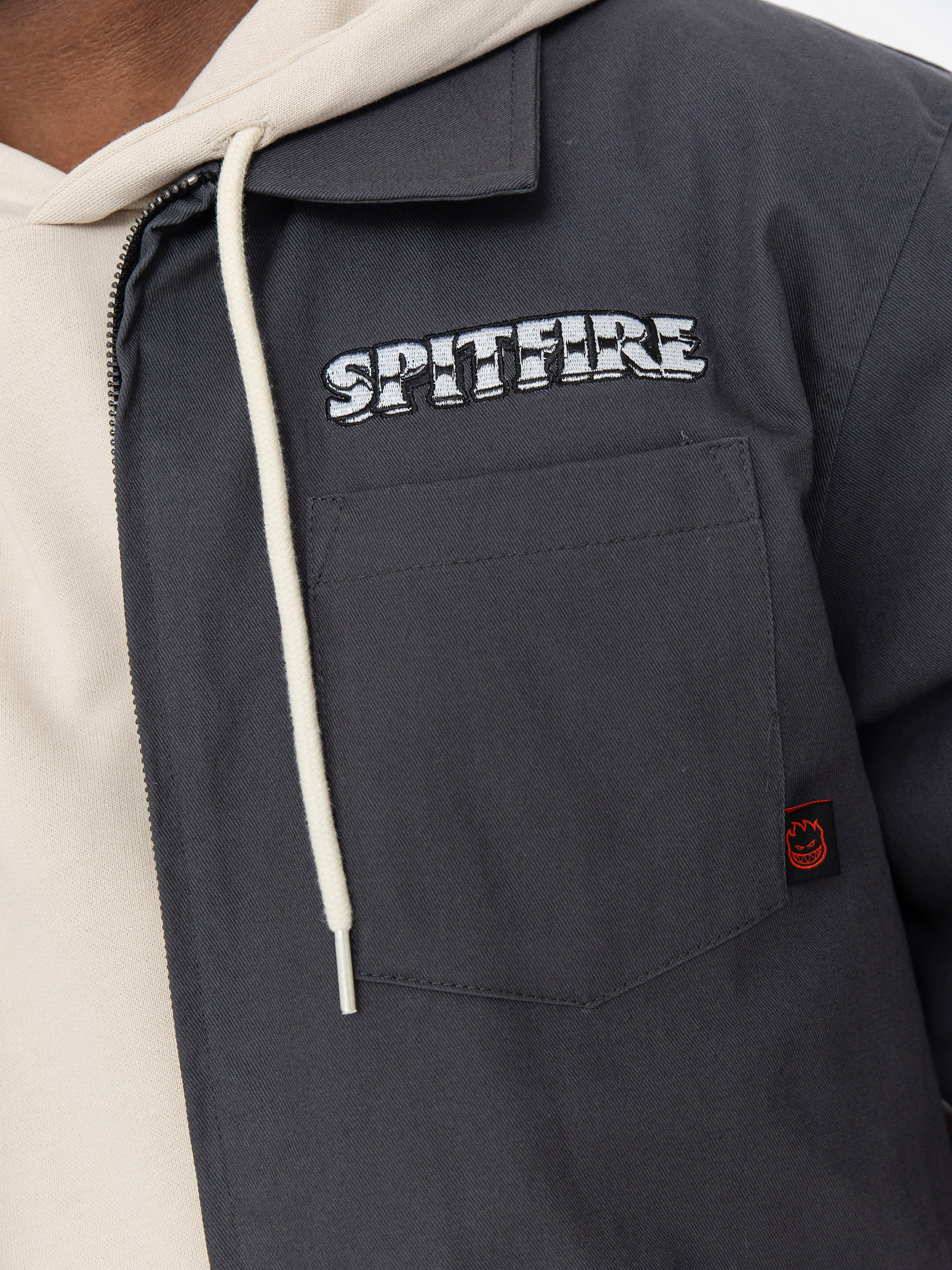Spitfire Burnout Jacket (charcoal solid)