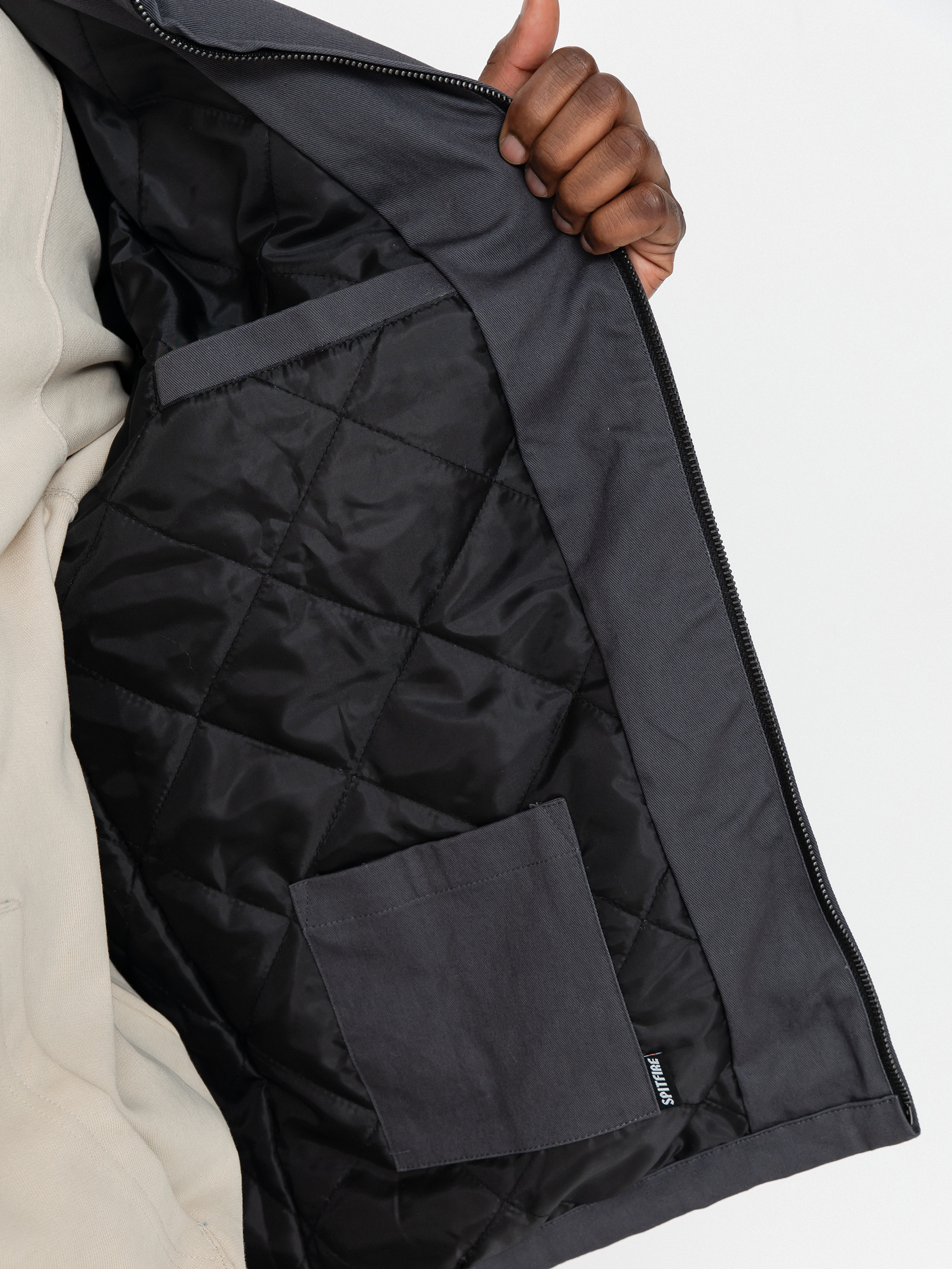 Spitfire Burnout Jacke (charcoal solid)