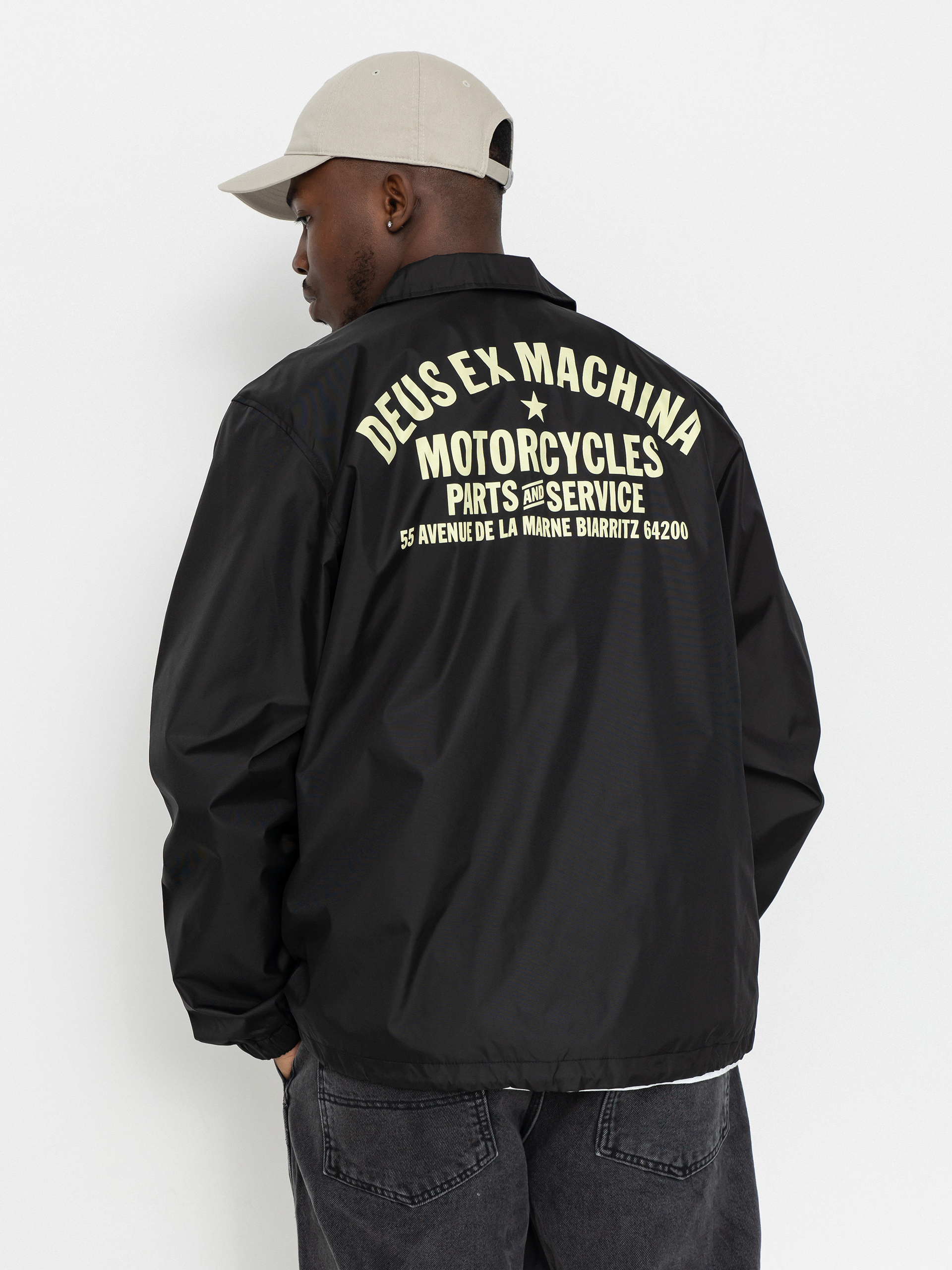 Deus Ex Machina Jacket Biarritz Coach (black)