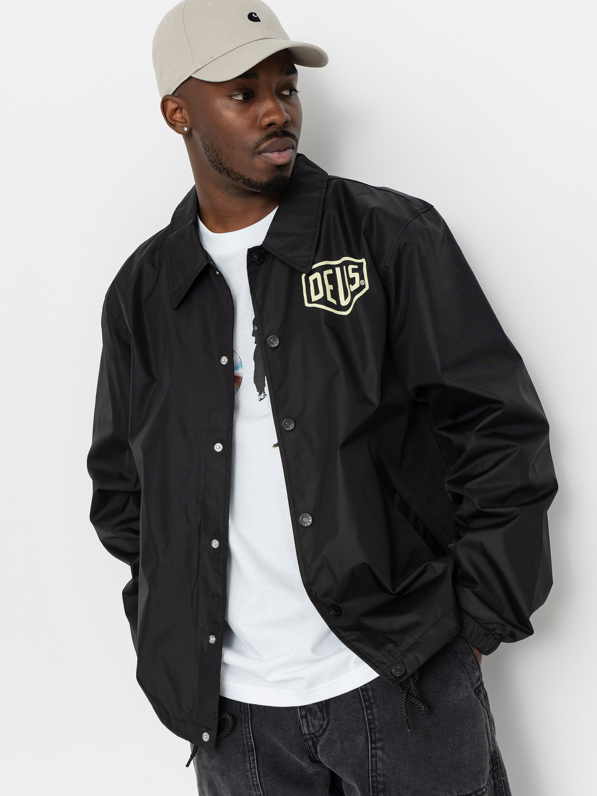 Deus Ex Machina Jacket Biarritz Coach (black)