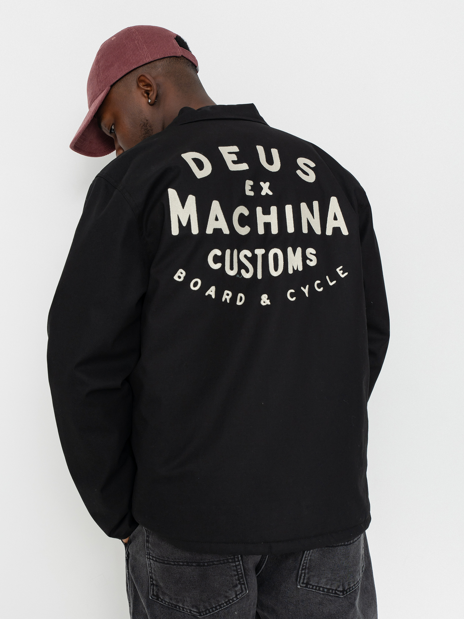 Deus Ex Machina Jacket Workshop Coach (black)