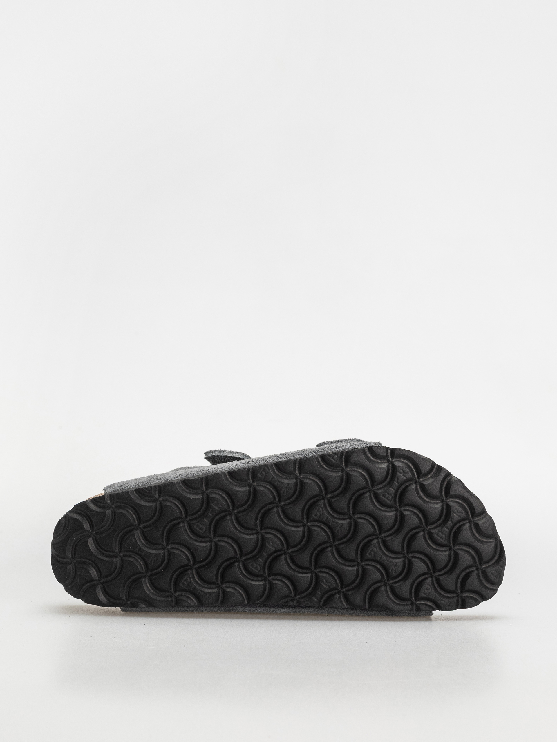 Birkenstock Arizona Suede Leather Narrow Wmn Flip-flops (basalt gray)