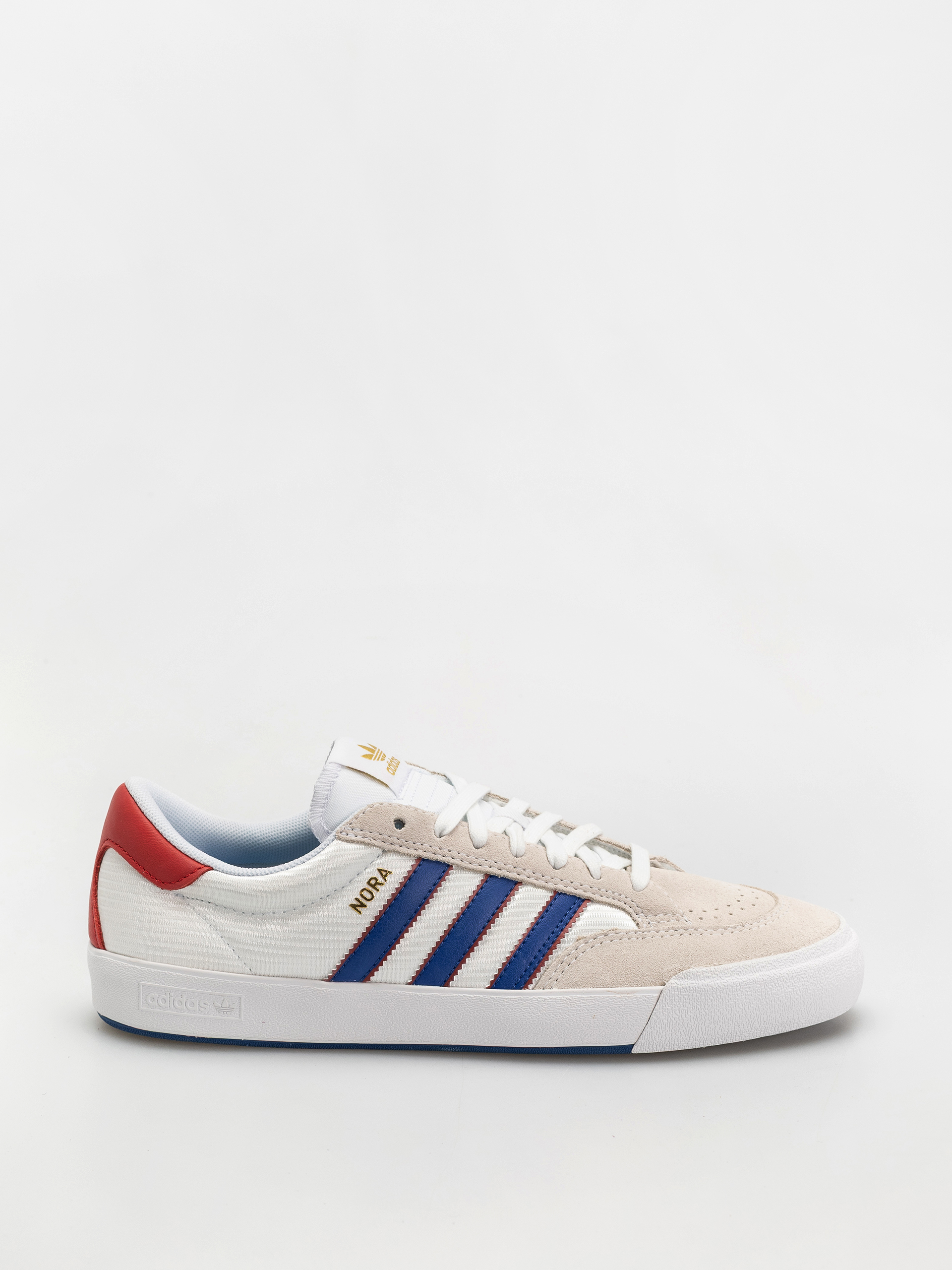 adidas gazelle silver green womens ADIDAS Nora Shoes Cloud White/Chalk White/Collegiate Navy – Freeride  Boardshop main image 1