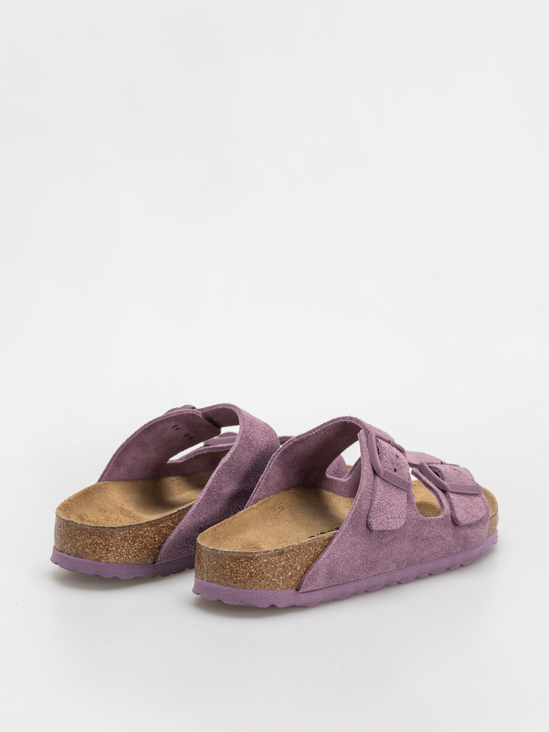 Birkenstock Arizona Suede Leather Narrow Wmn Flip-flops (mauve)