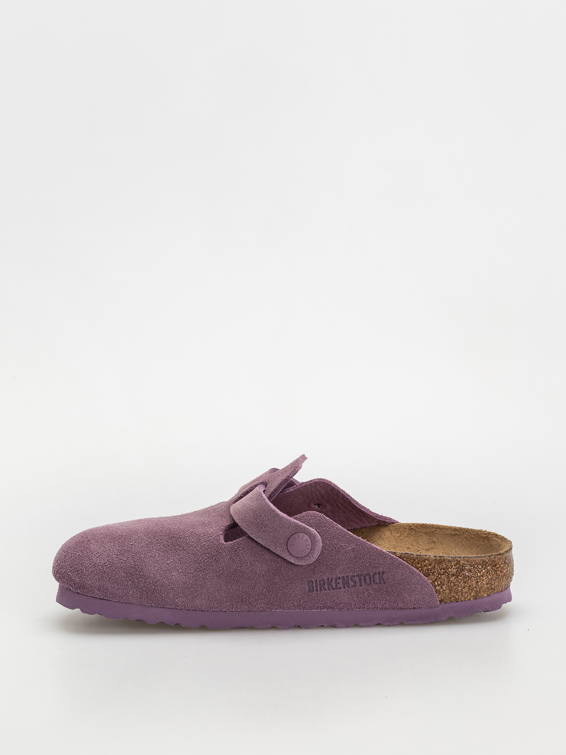 Birkenstock Boston Suede Leather Narrow Wmn Flip-flops