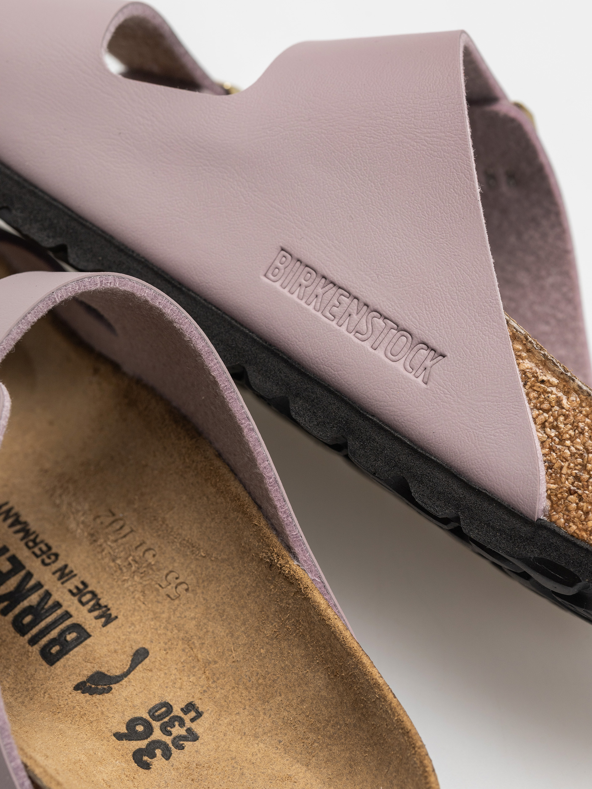 Birkenstock Arizona Briko Flor Narrow Wmn Flip Flops (faded purple)