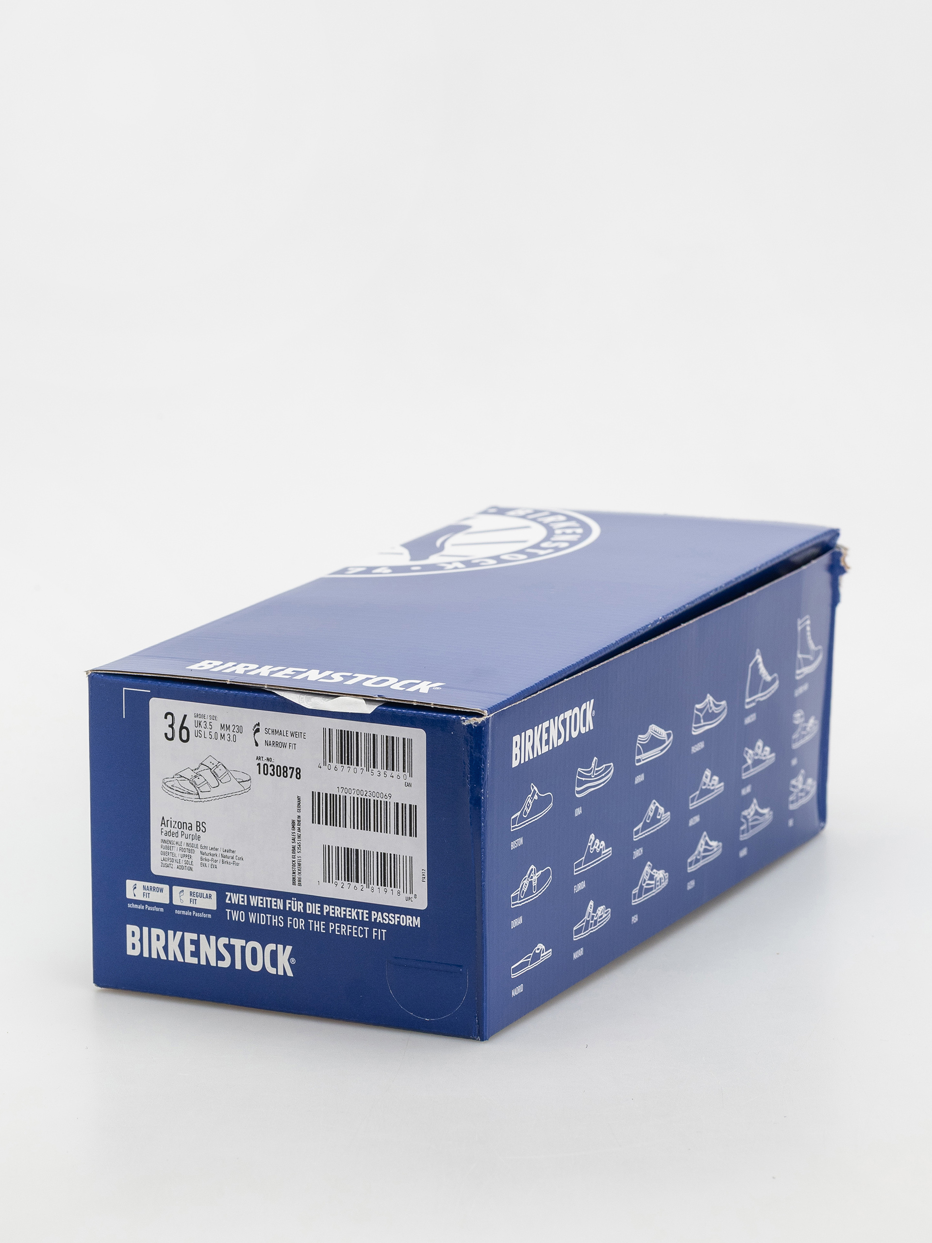 Birkenstock Arizona Briko Flor Narrow Wmn Flip Flops (faded purple)