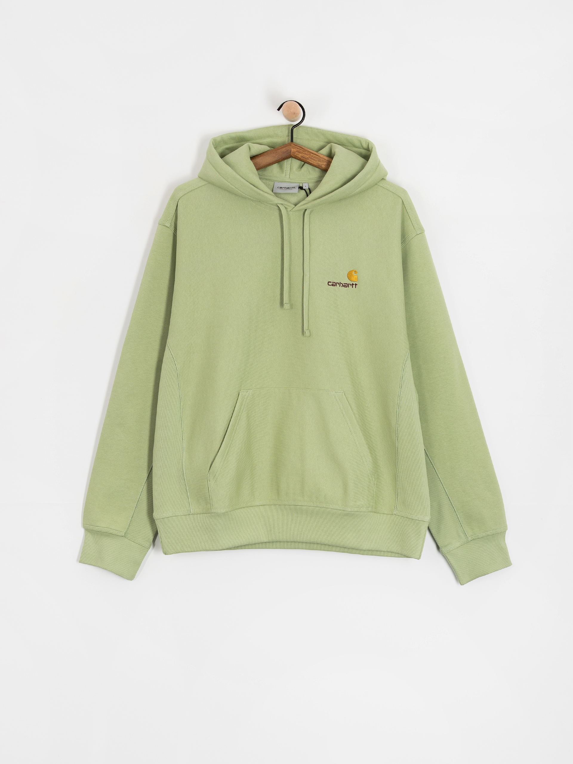 Carhartt WIP American Script HD Hoodie (pale olive)