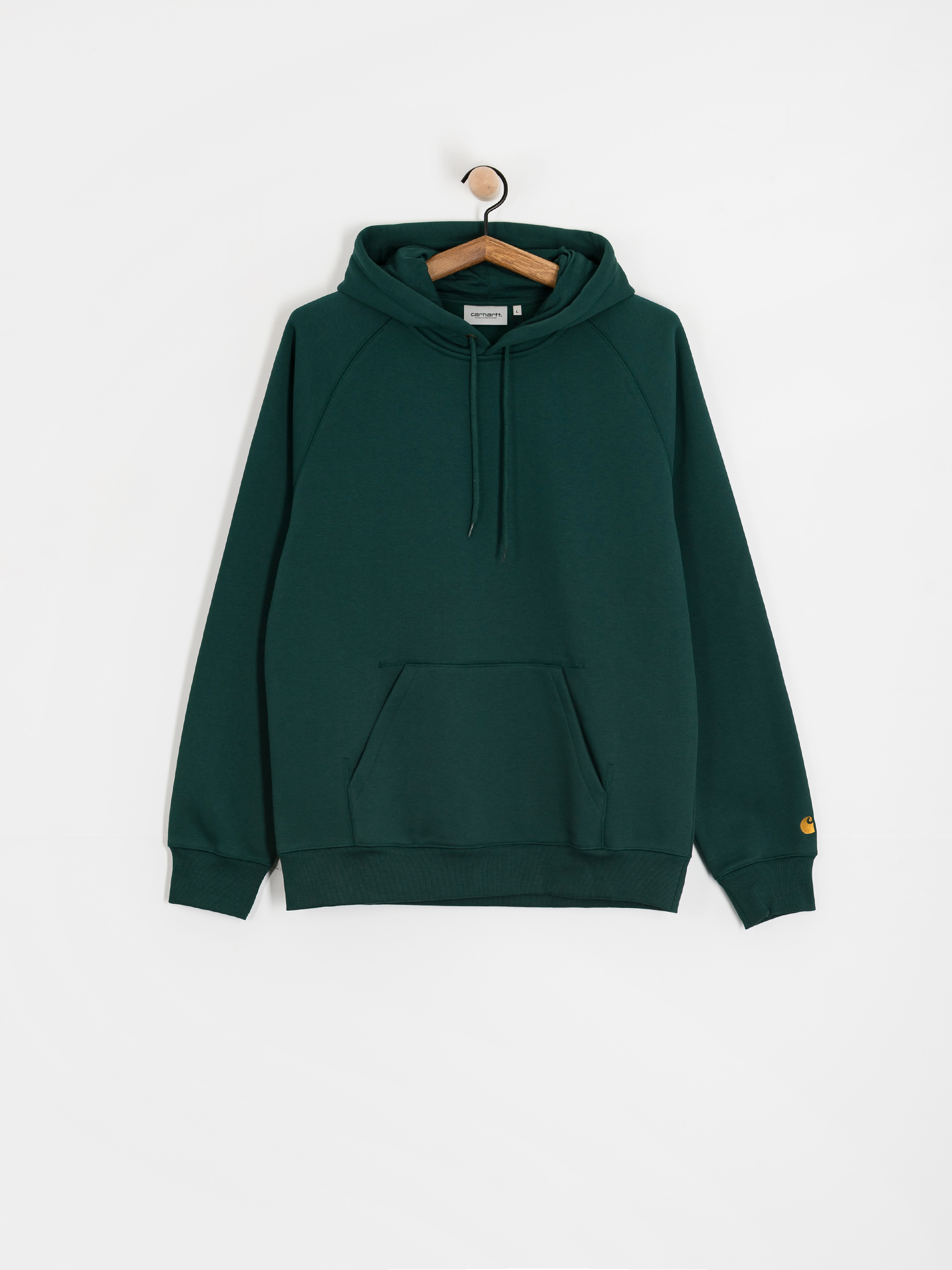 Carhartt WIP Chase HD Hoodie (dark fir/gold)