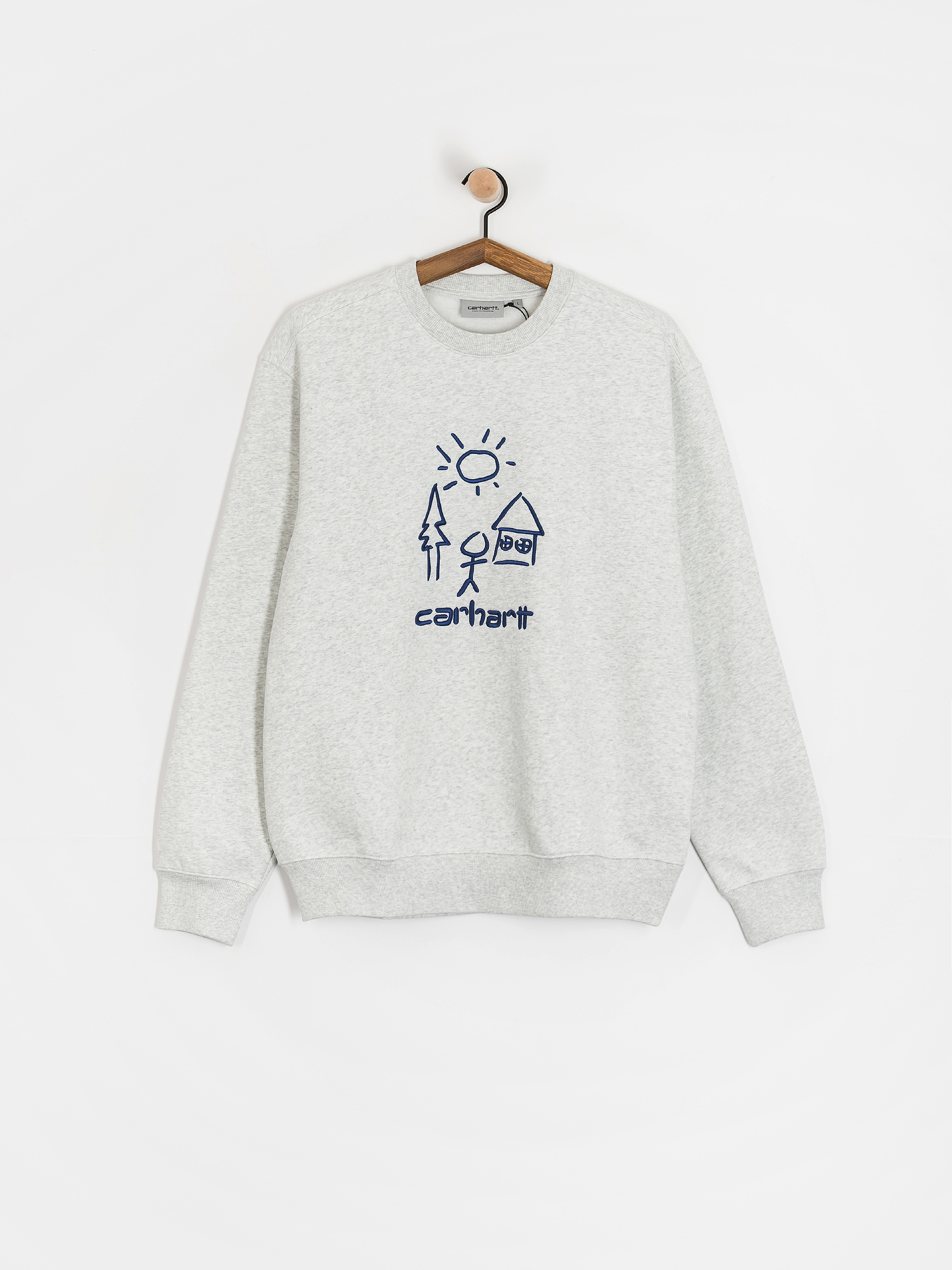 Carhartt WIP Ink Bleed Sweatshirt - white (white/tyrian)