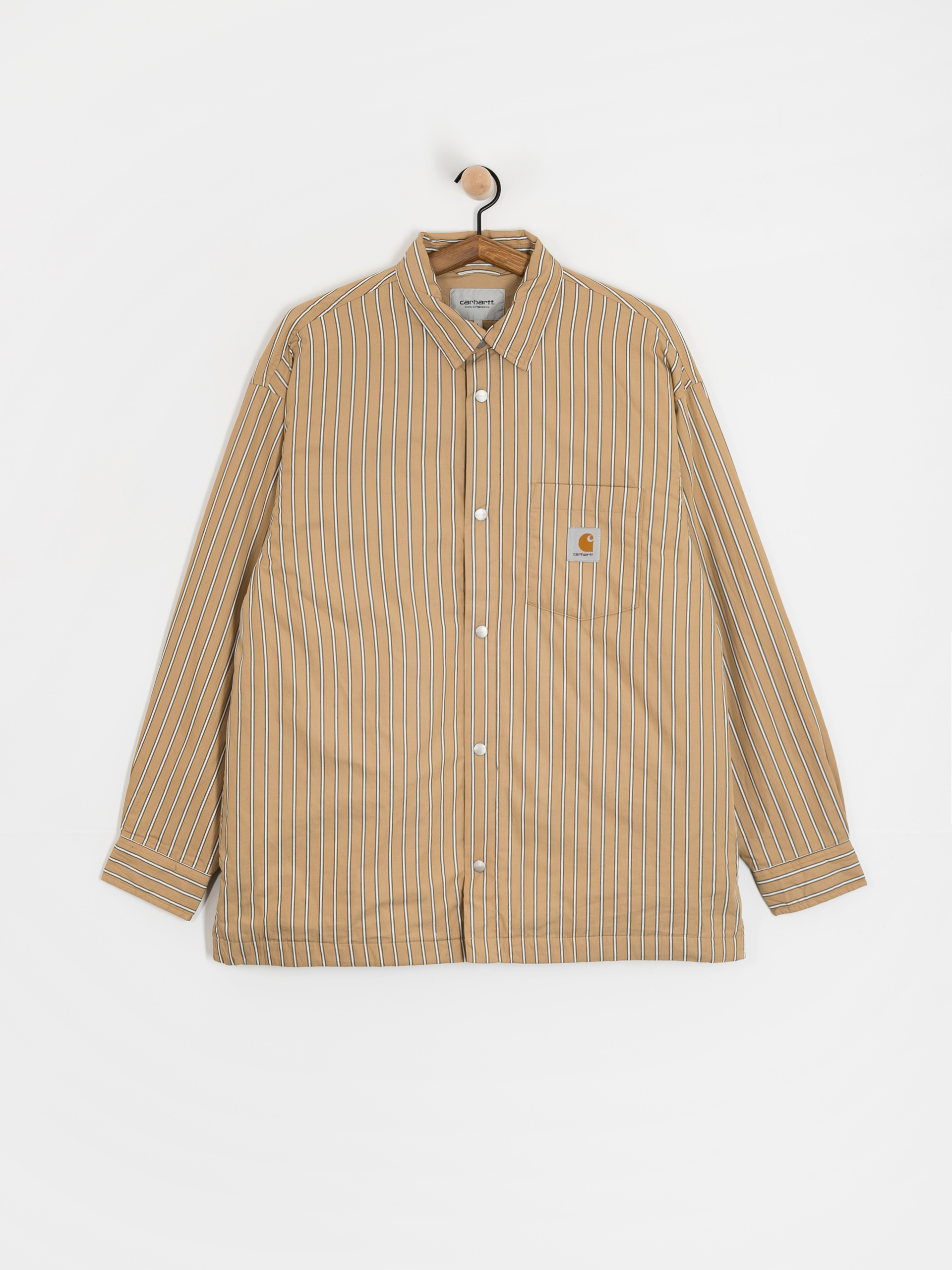 Carhartt WIP Grimsby Jacke (grimsby stripe/dusty h brown)