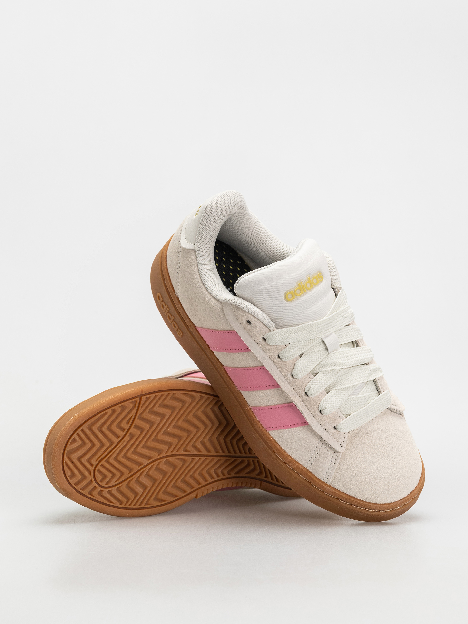 adidas Grand Court Alpha 0 Wmn Shoes (owhite/blipnk/goldmt)