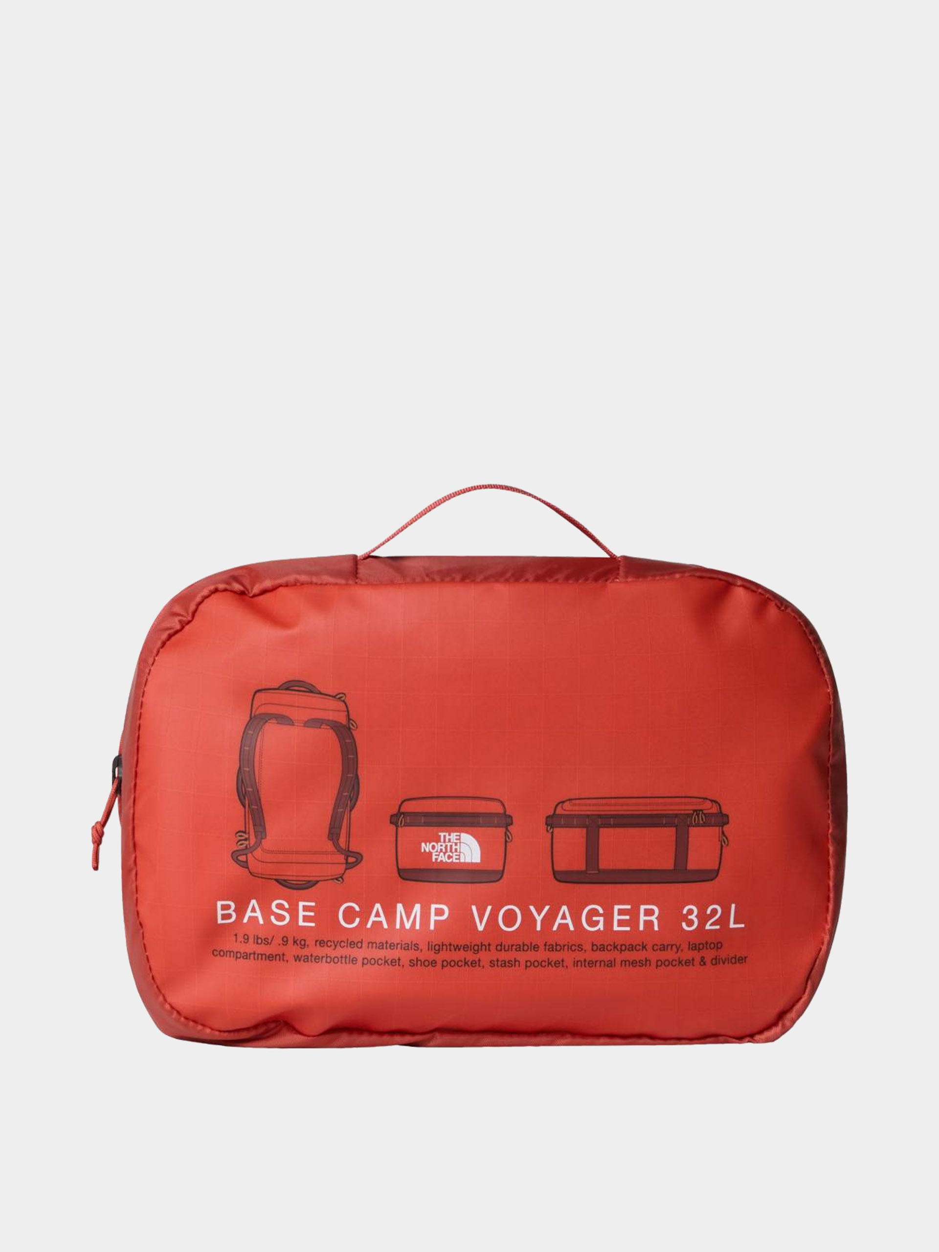 The North Face Bag Base Camp Voyager Duffel 32L (mars dust/sumac)