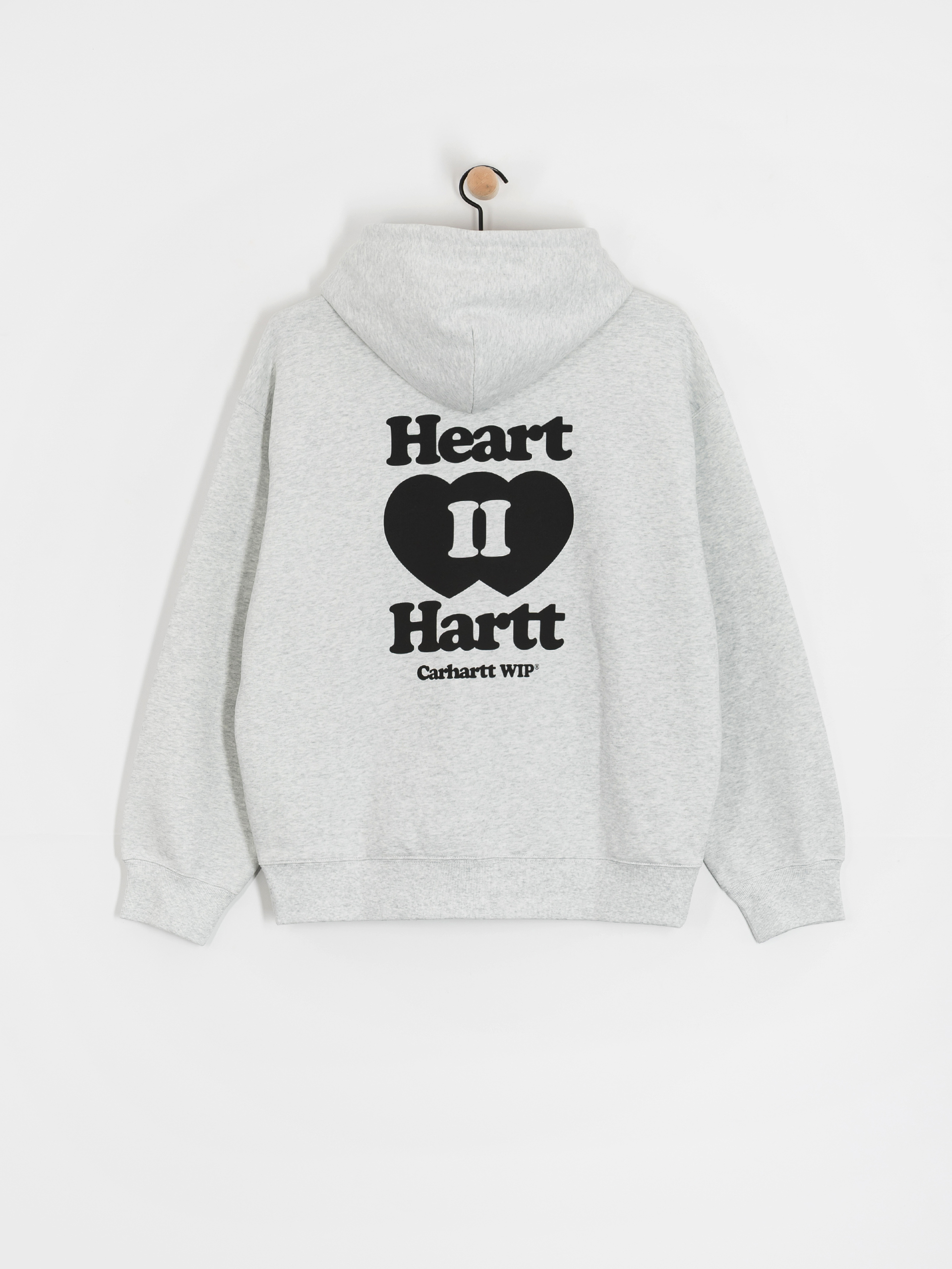 Carhartt WIP Heart II Hartt ZHD Hoodie - grey (ash heather)
