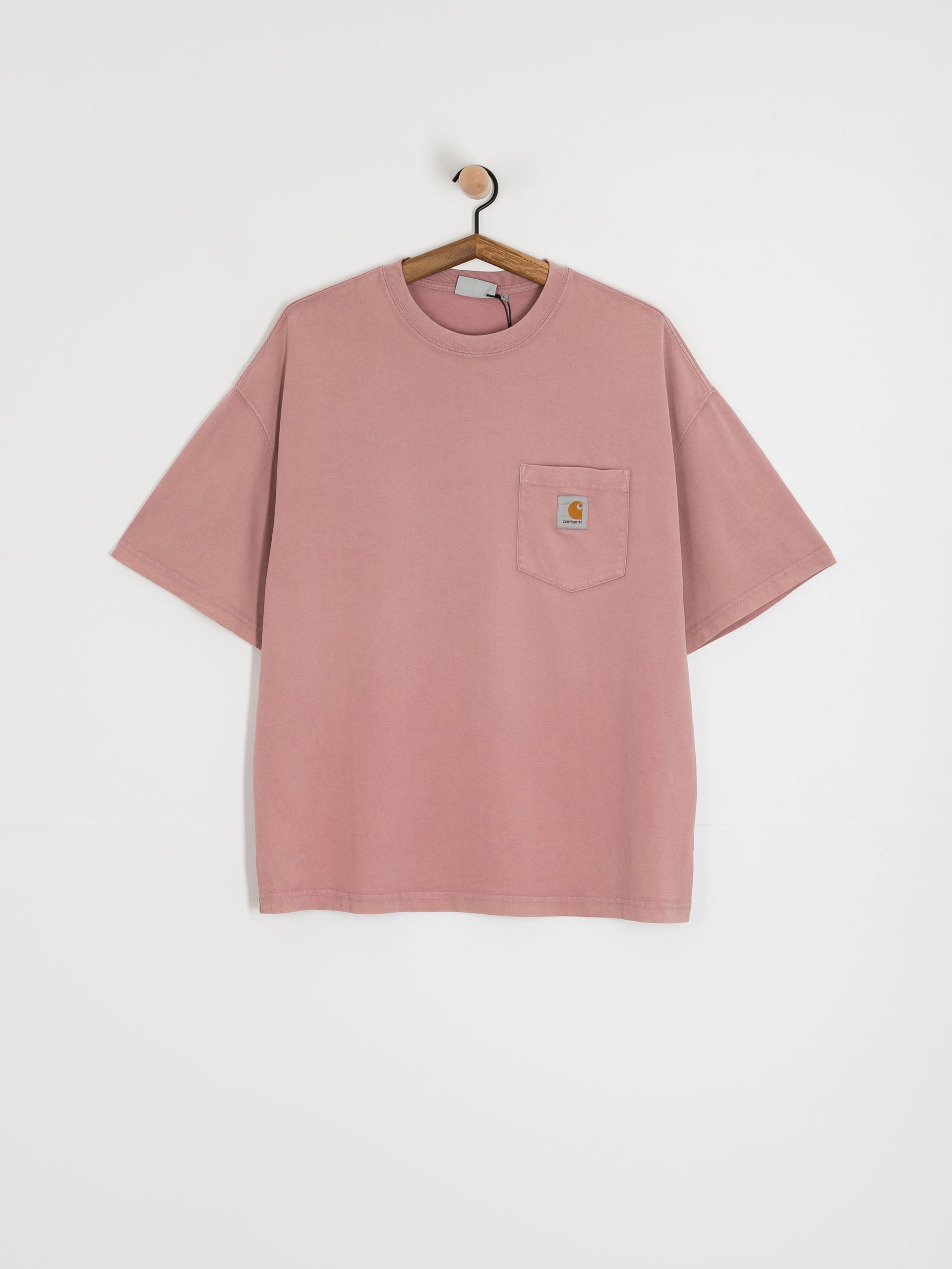 Carhartt WIP Hudson Pocket T-Shirt (daphne/chalk wash)