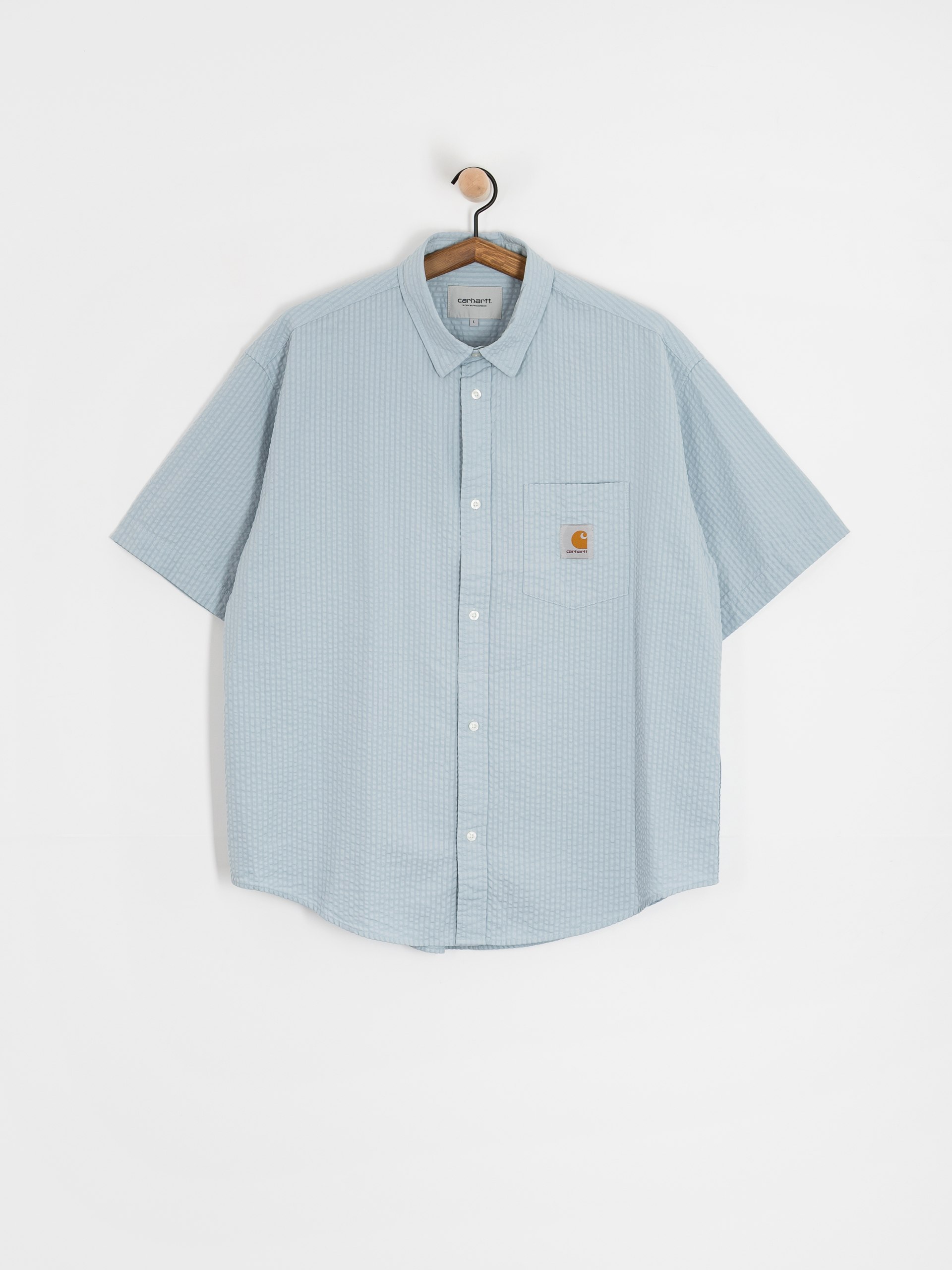 Carhartt WIP Toland Shirt (toland stripe/blue fog)