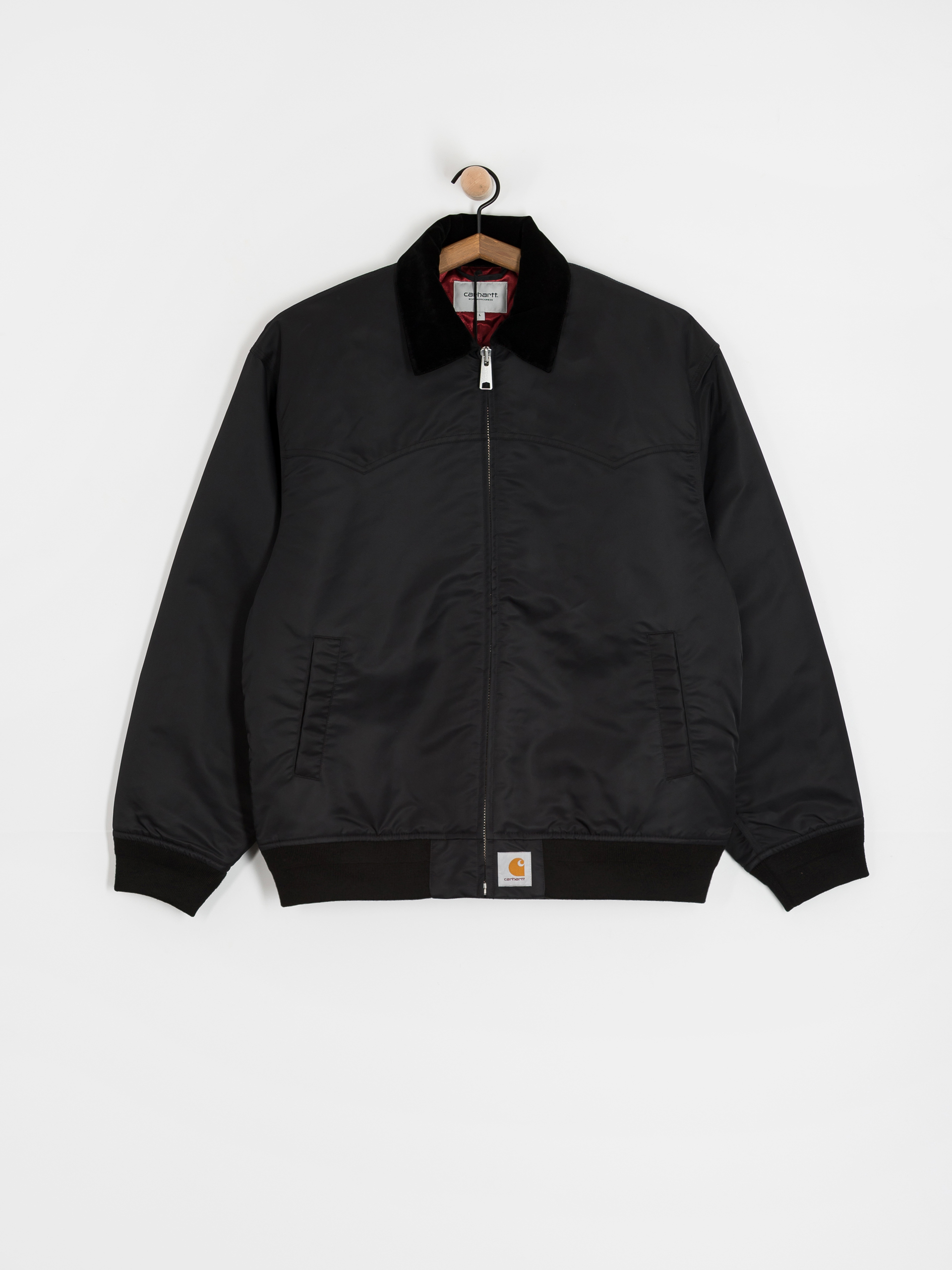 Carhartt WIP Jacke Santa Fe Alumni (black/scarlet)