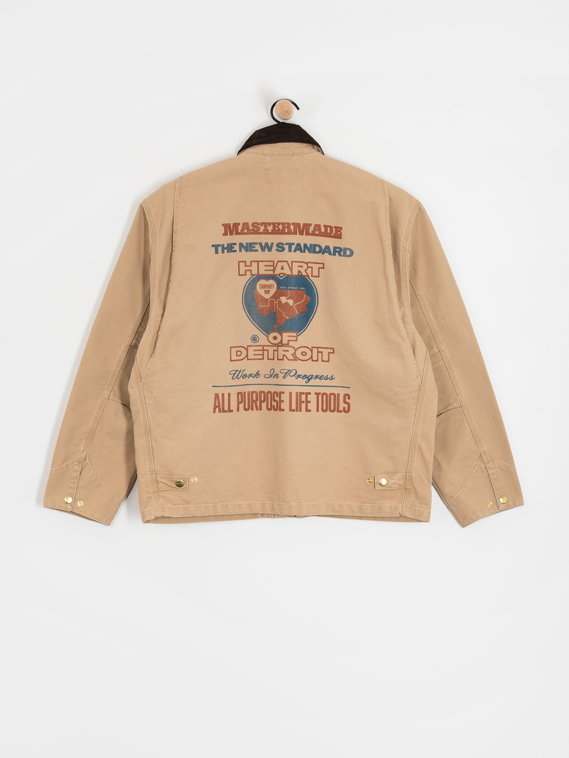 Carhartt WIP Jacke OG Arcan Graphic (dusty h brown/tobacco/heavy stone wash)