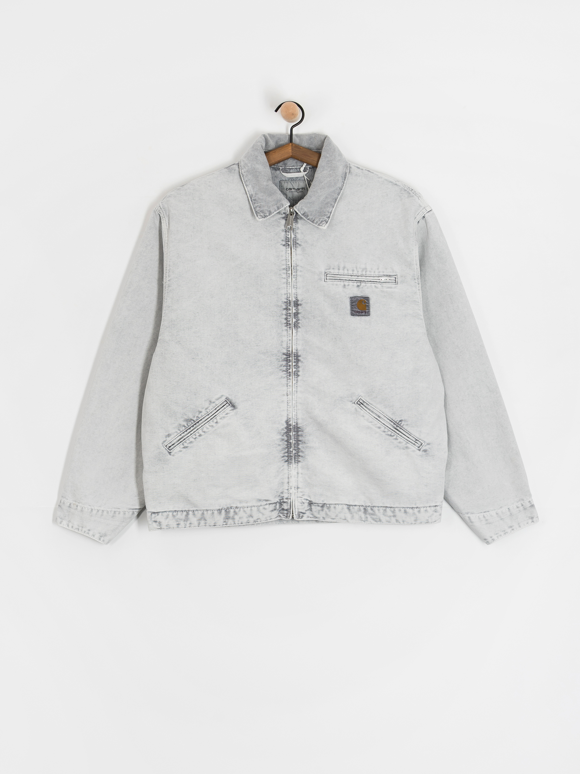 Carhartt WIP Jacket OG Detroit - grey (black/black/chalk wash)