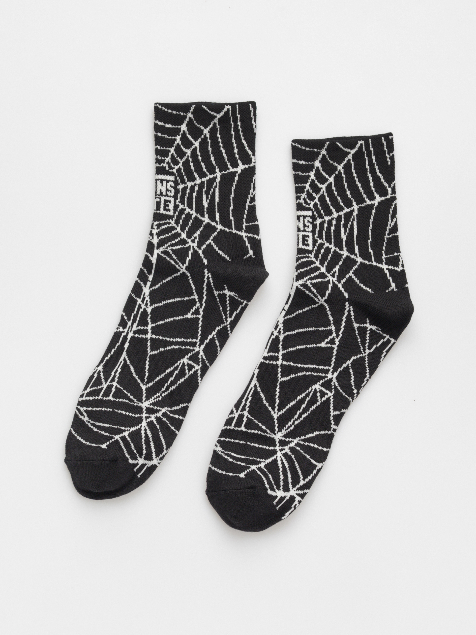 Vans Mte Labyrinth Half Crew Socks (black)