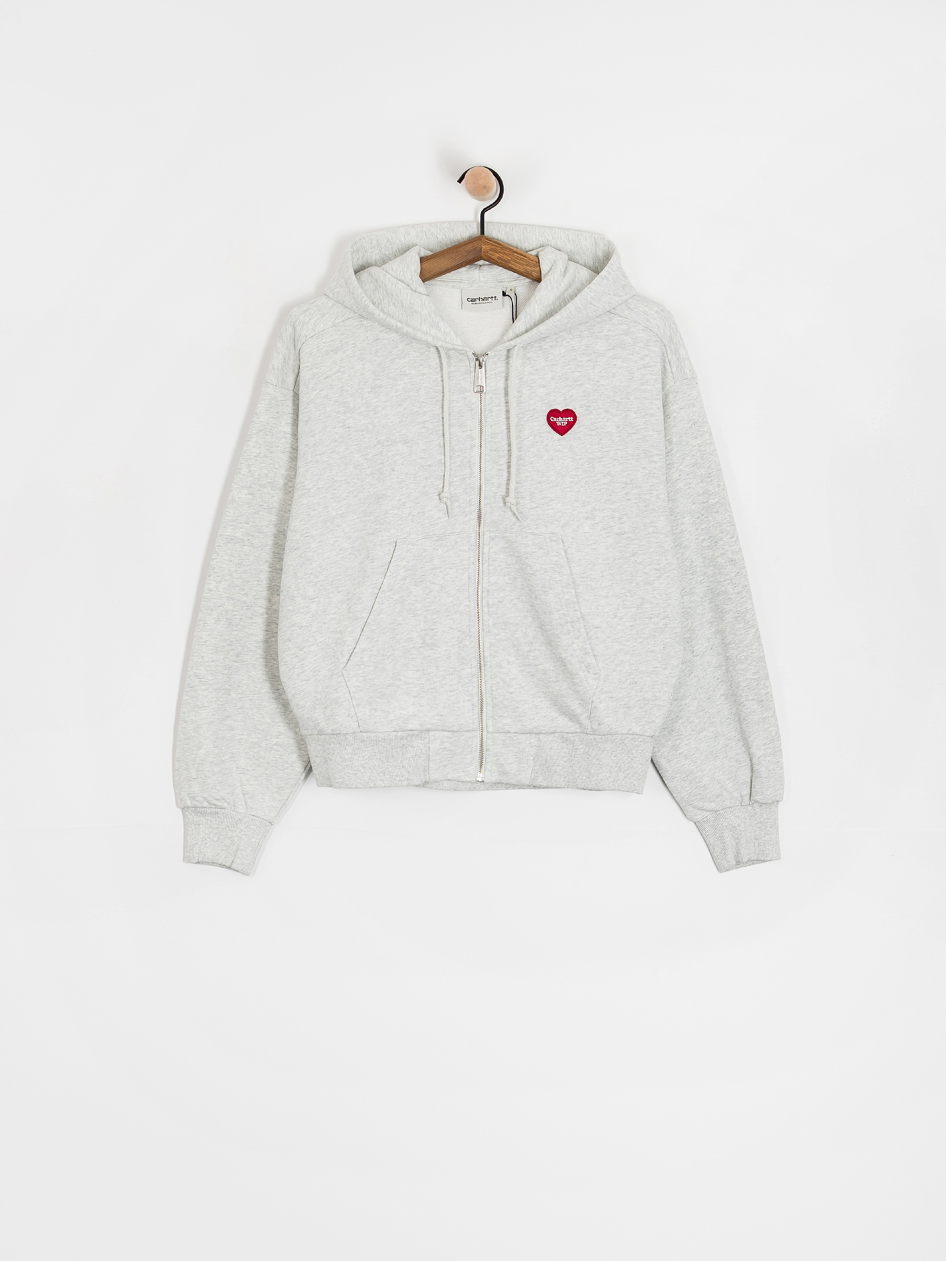 Carhartt WIP Heart II Hartt ZHD Wmn Hoodie (ash heather)