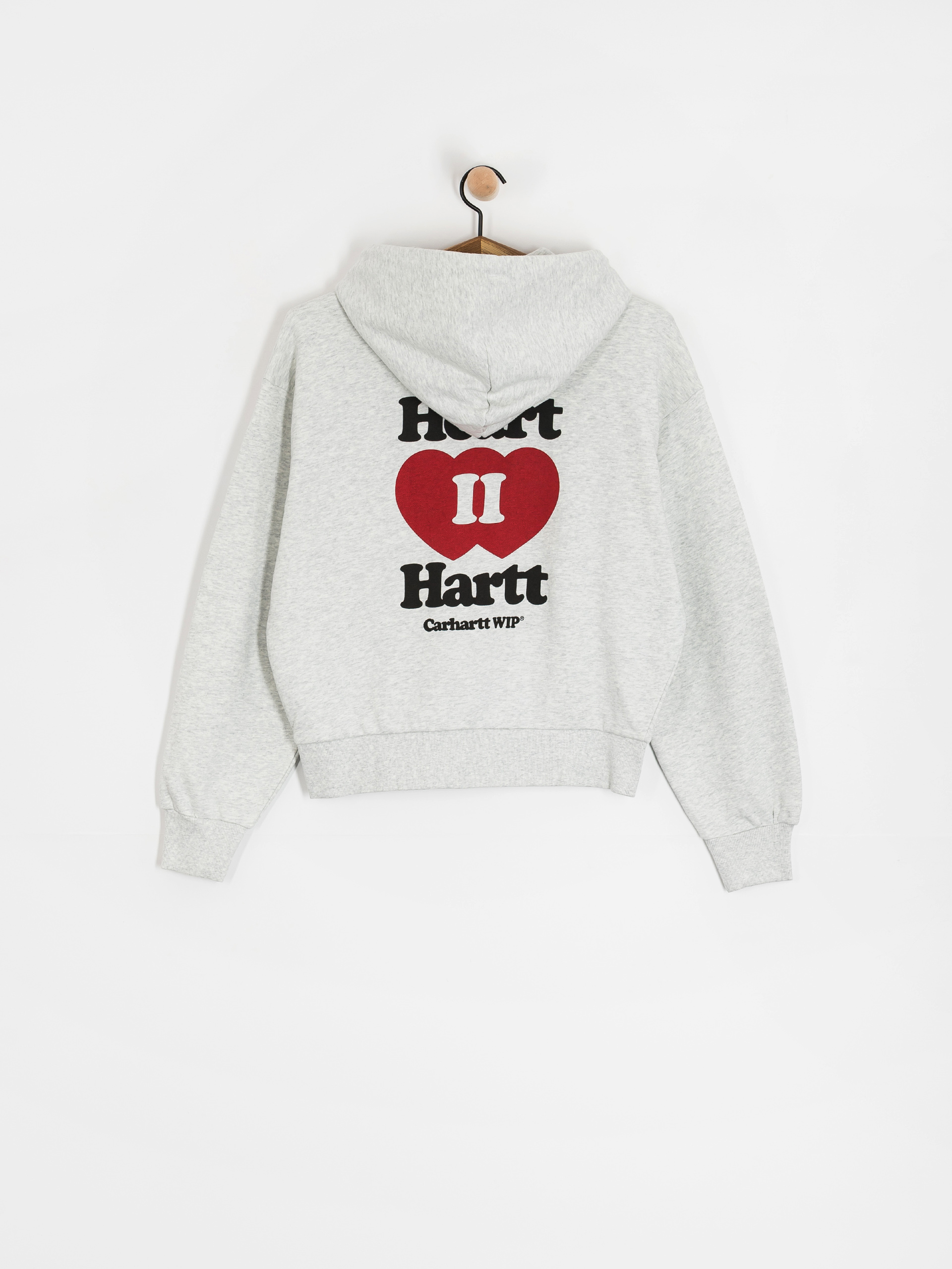 Carhartt WIP Heart II Hartt ZHD Wmn Hoodie - grey (ash heather)