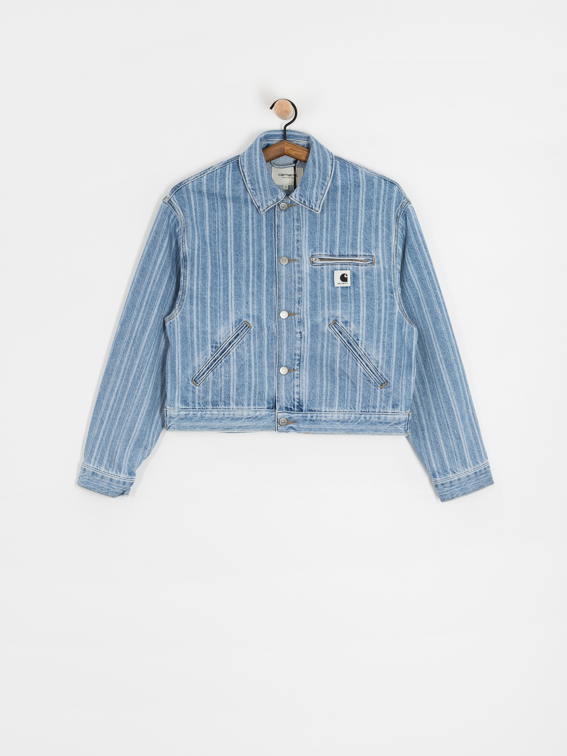 Carhartt WIP Rylan Wmn Jacket (rylan stripe/blue/stone bleached)