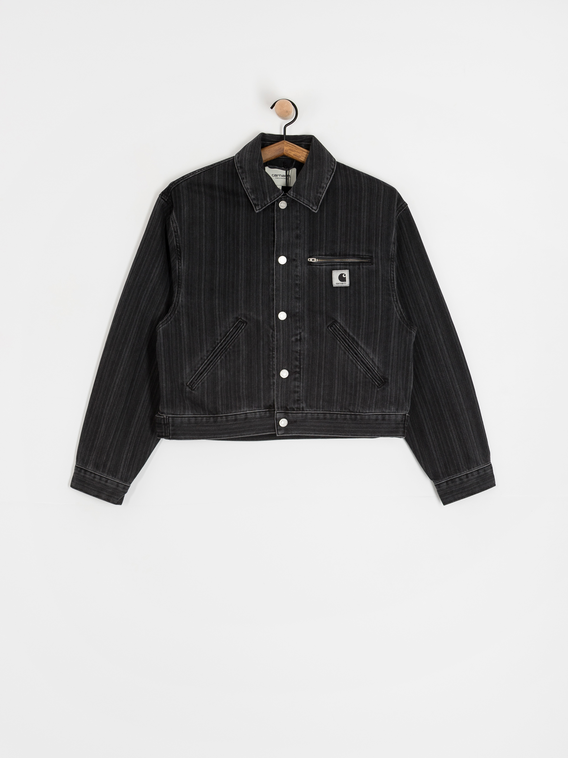 Carhartt WIP Rylan Wmn Jacket (rylan stripe/black/stone washed)