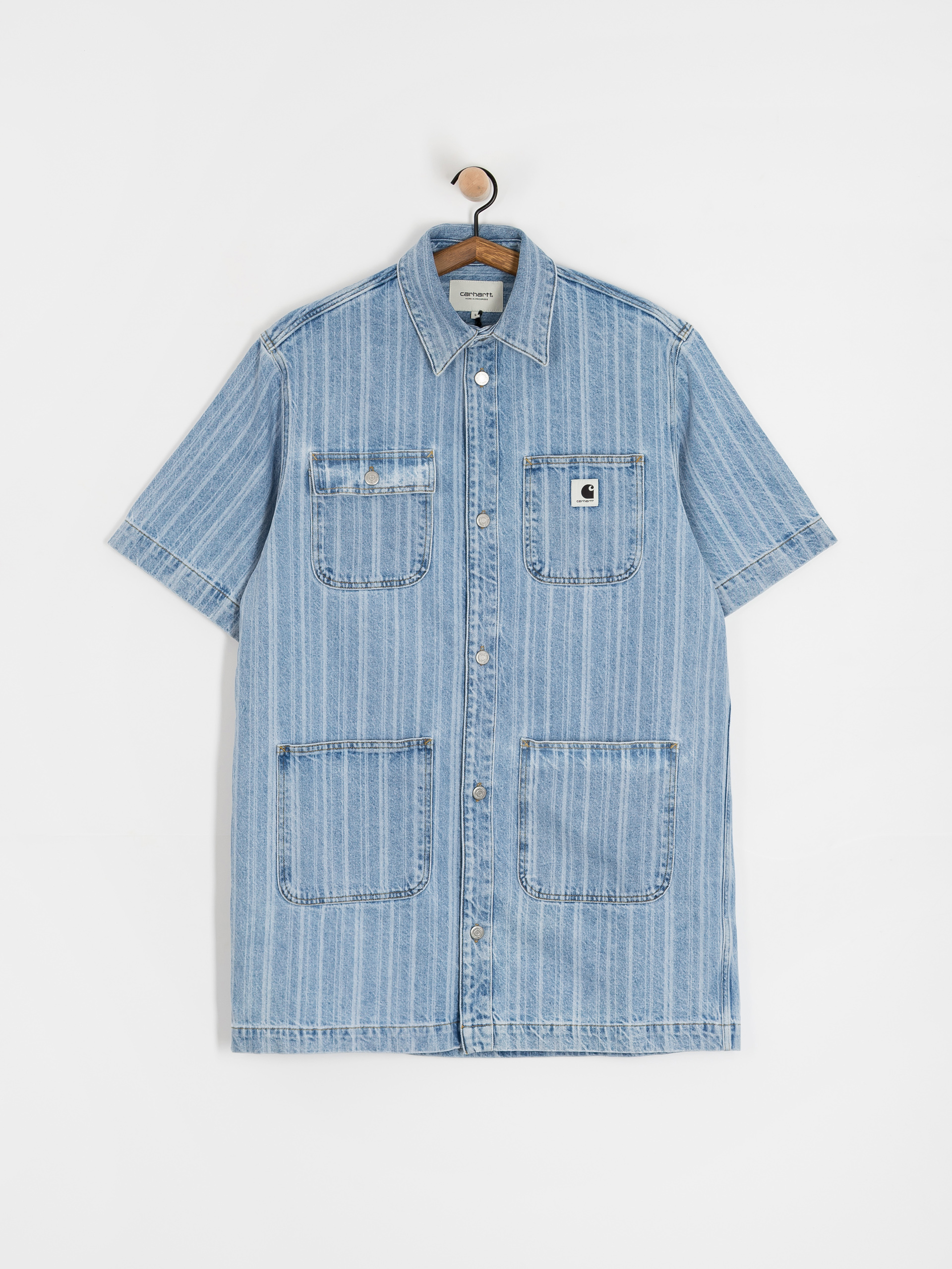 Carhartt WIP Rylan Wmn Dress (rylan stripe/blue/stone bleached)