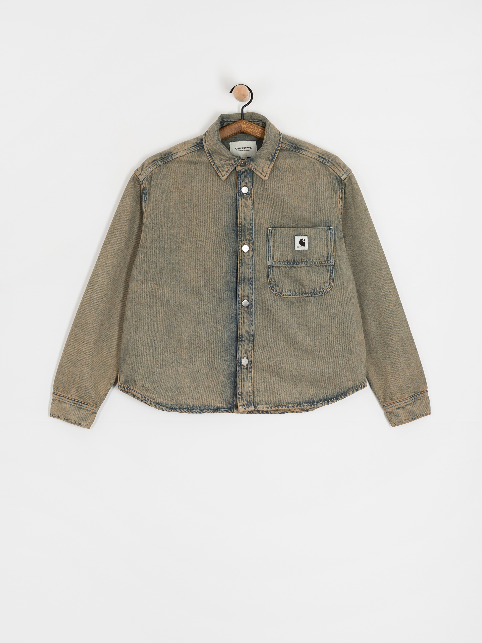 Carhartt WIP Georgia Wmn Jacket (blue/leather/garment dyed)