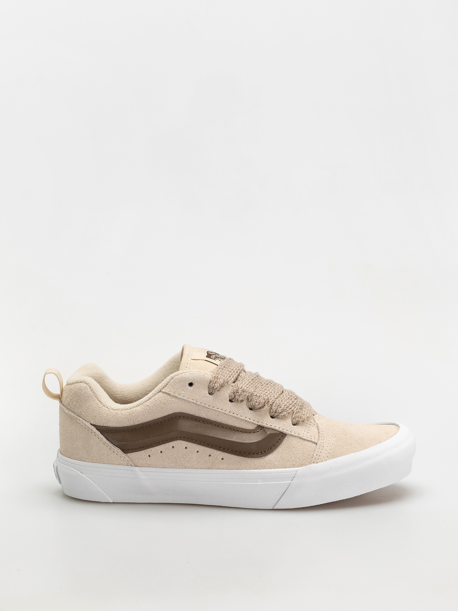 Vans Knu Skool Shoes (fat lace creme brule)