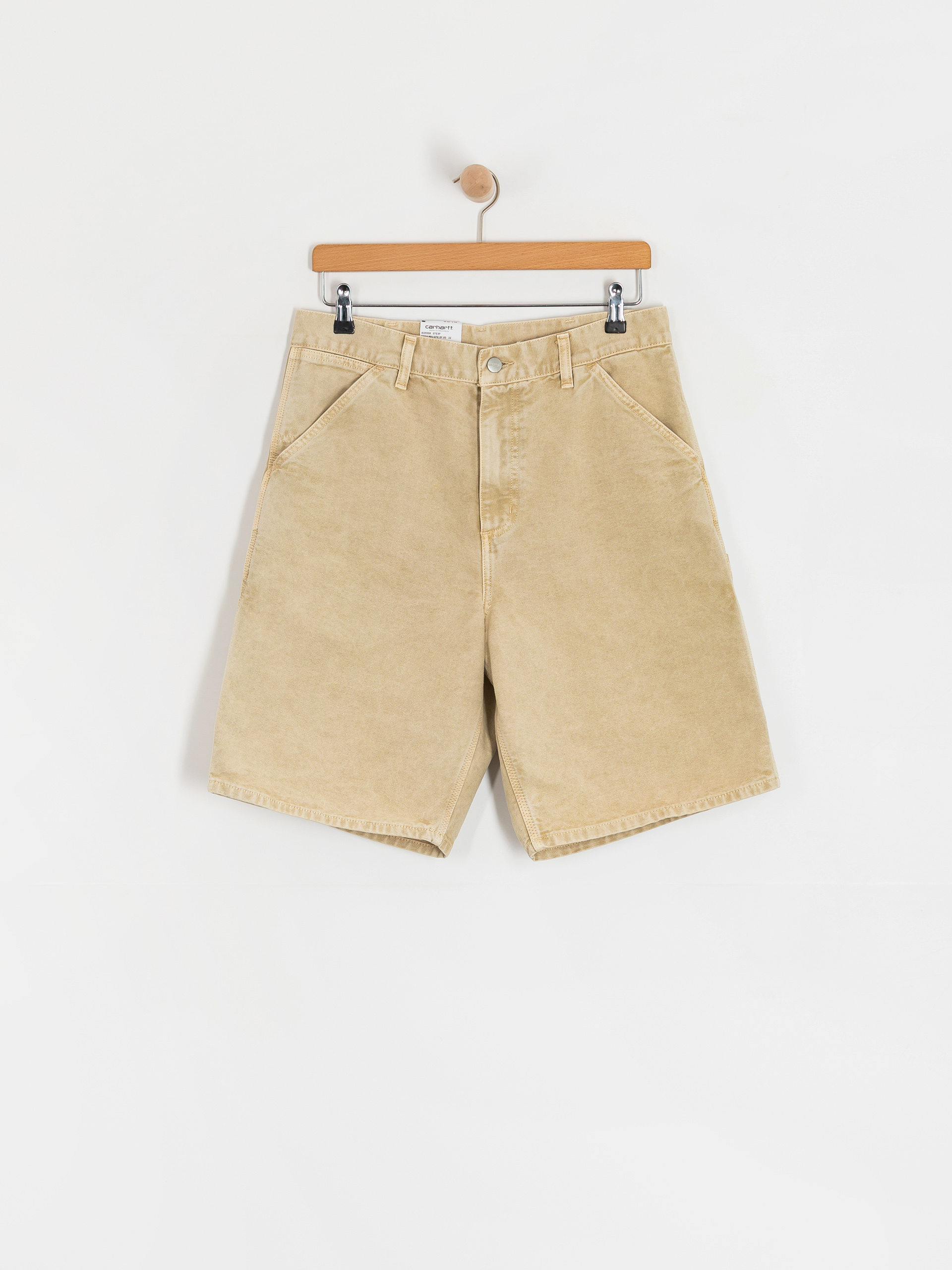 Carhartt WIP Single Knee Shorts (dusty h brown/chalk wash)