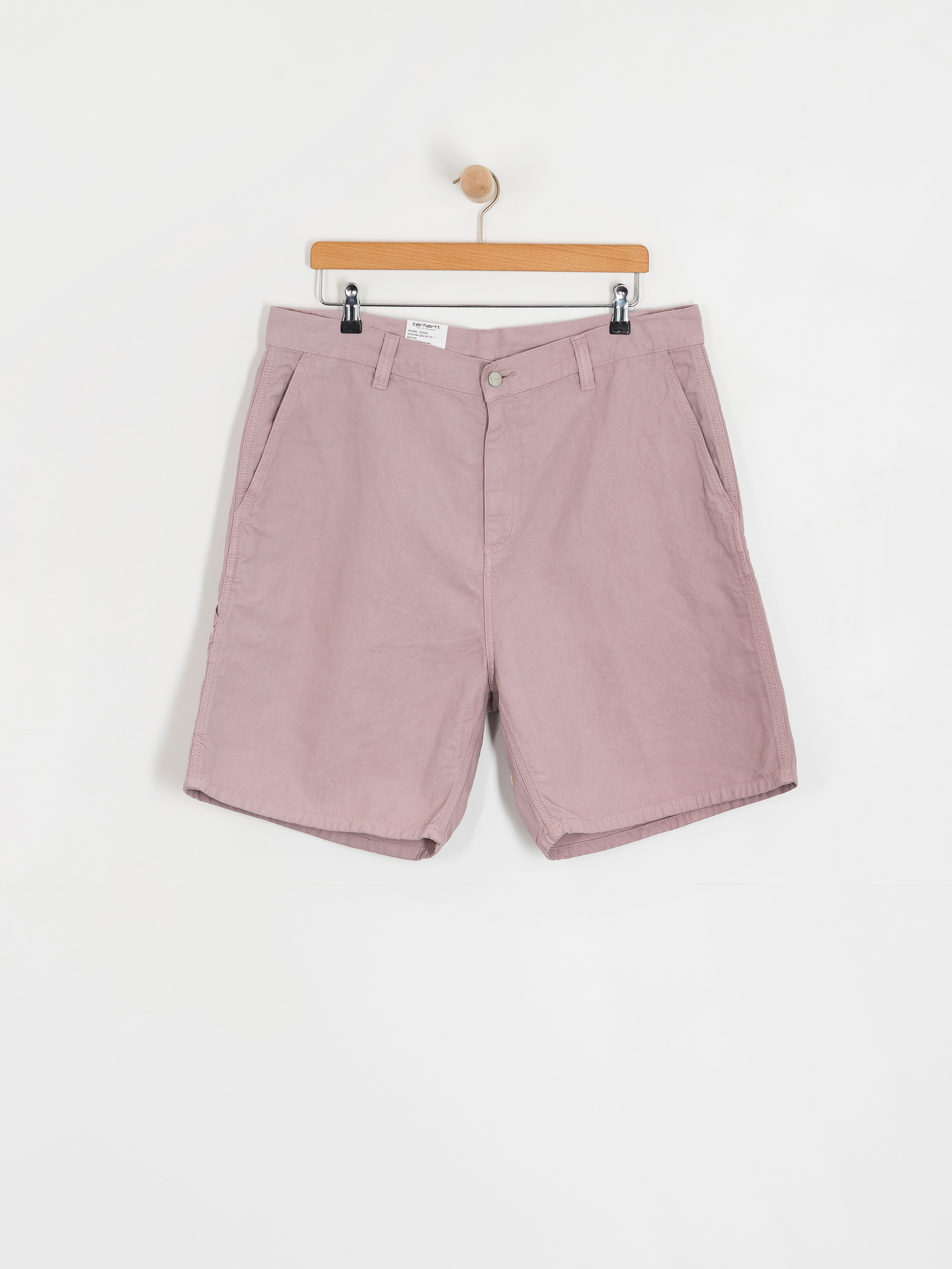 Carhartt WIP Walter Single Knee Shorts (pink fog/garment dyed)