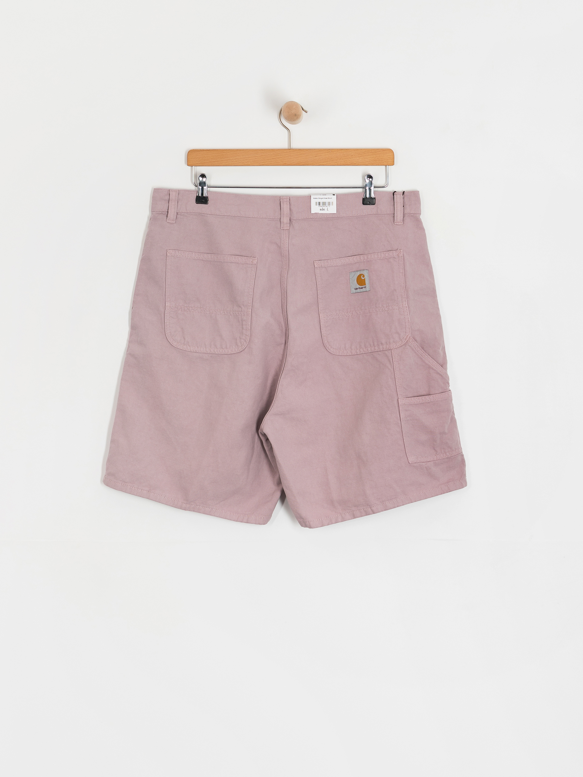 Carhartt WIP Walter Single Knee Shorts (pink fog/garment dyed)