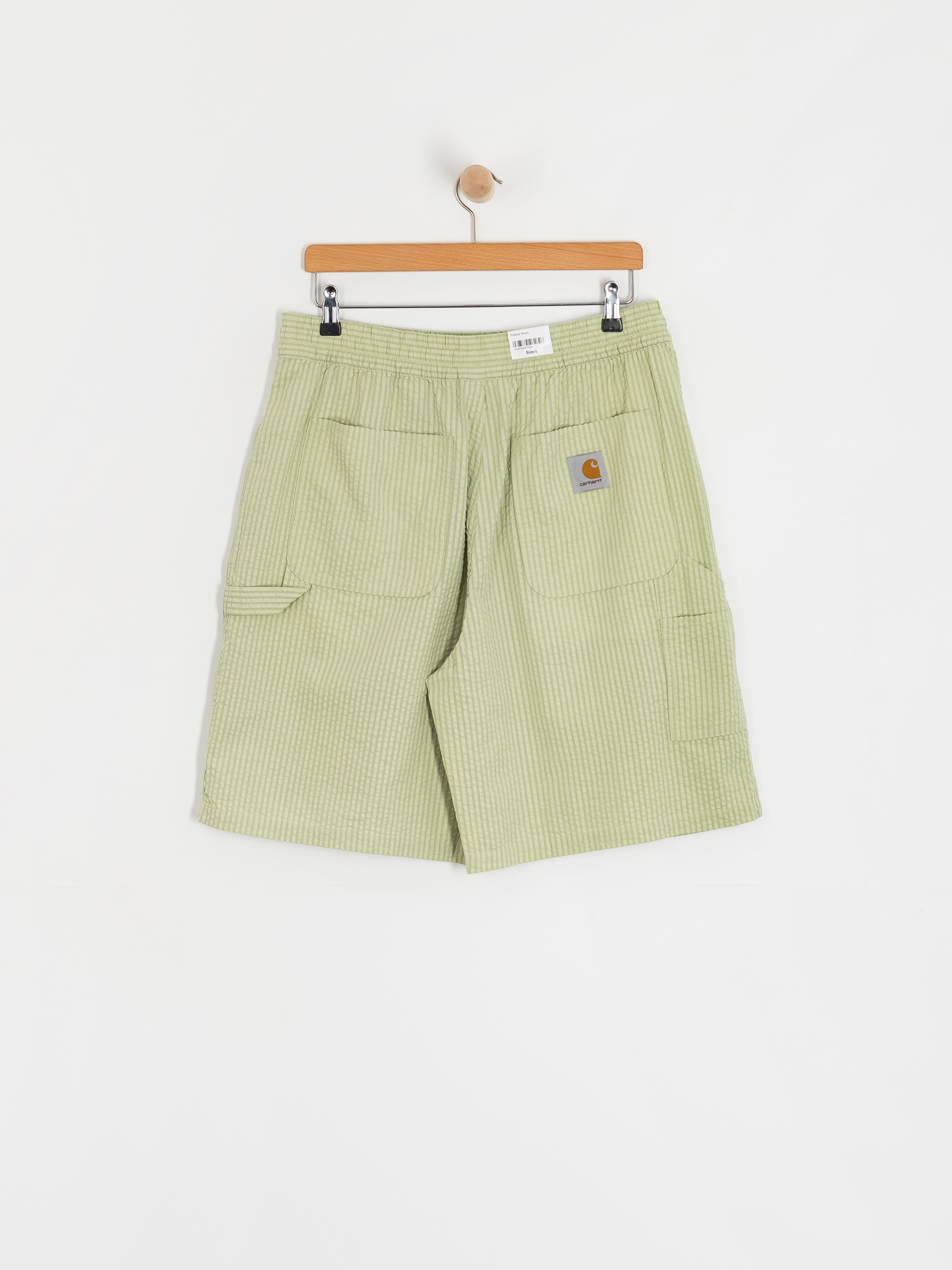 Carhartt WIP Toland Shorts (toland stripe/pale olive)