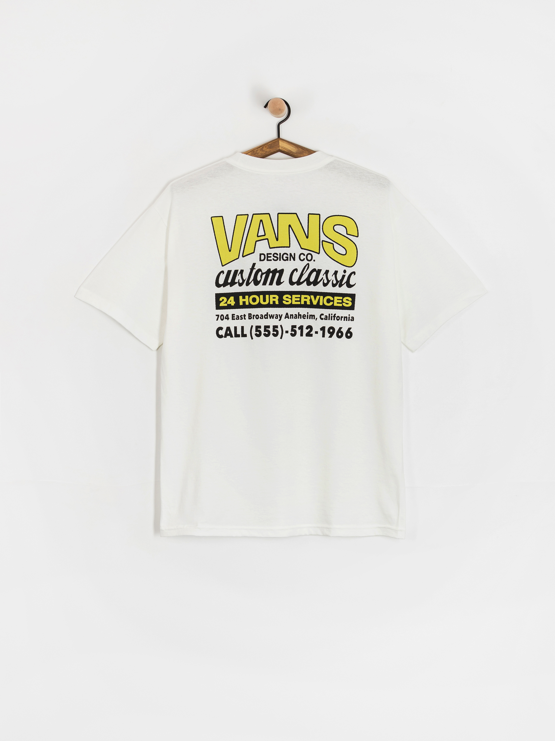 Vans Shop Front T-Shirt (white/sunny yellow)