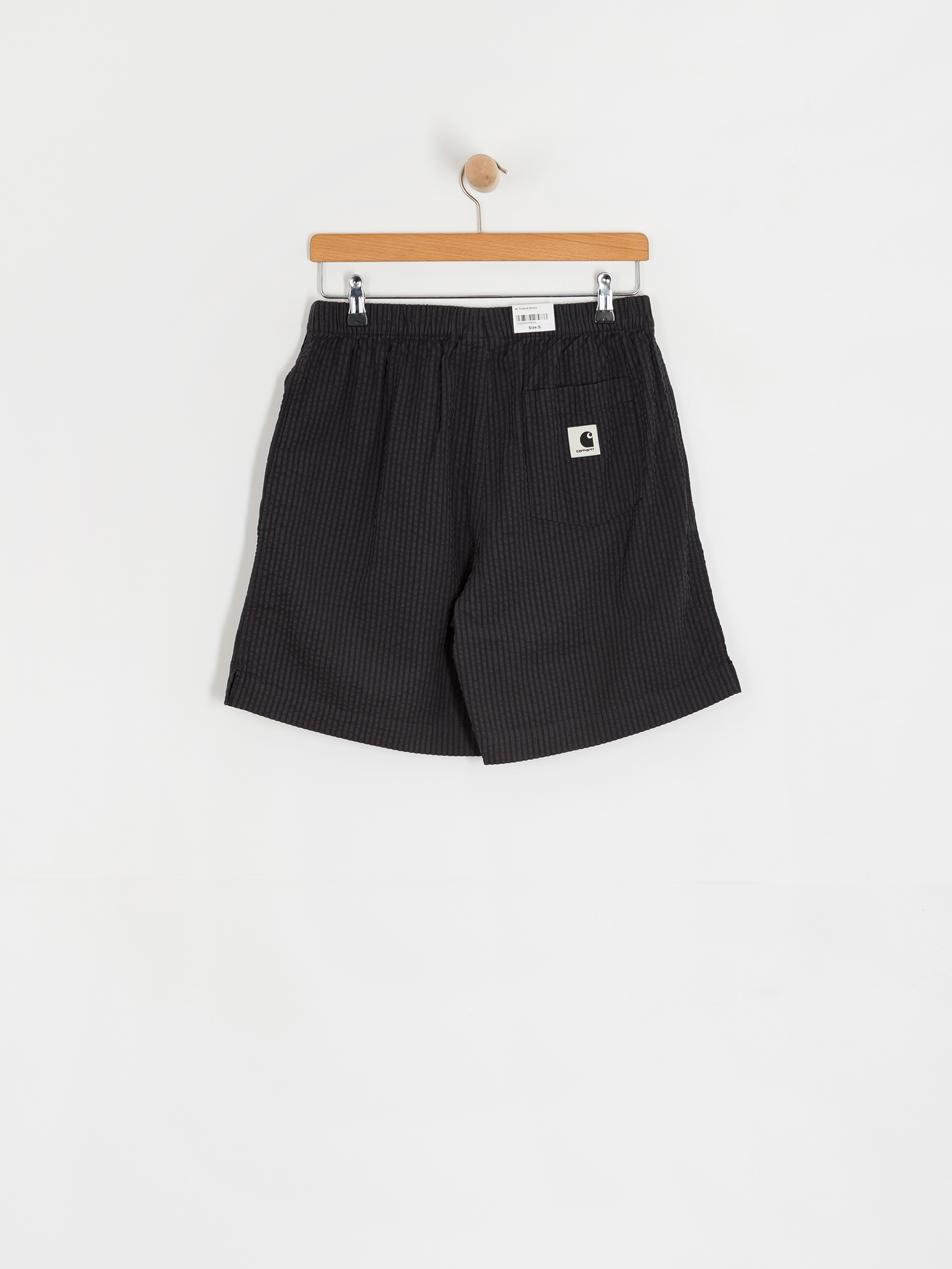 Carhartt WIP Toland Wmn Shorts - black (toland stripe/black)