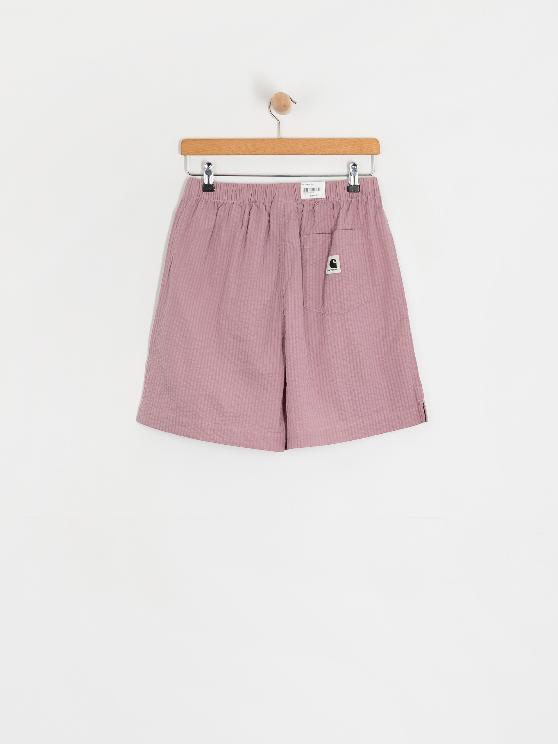Carhartt WIP Toland Wmn Shorts (toland stripe/pink fog)