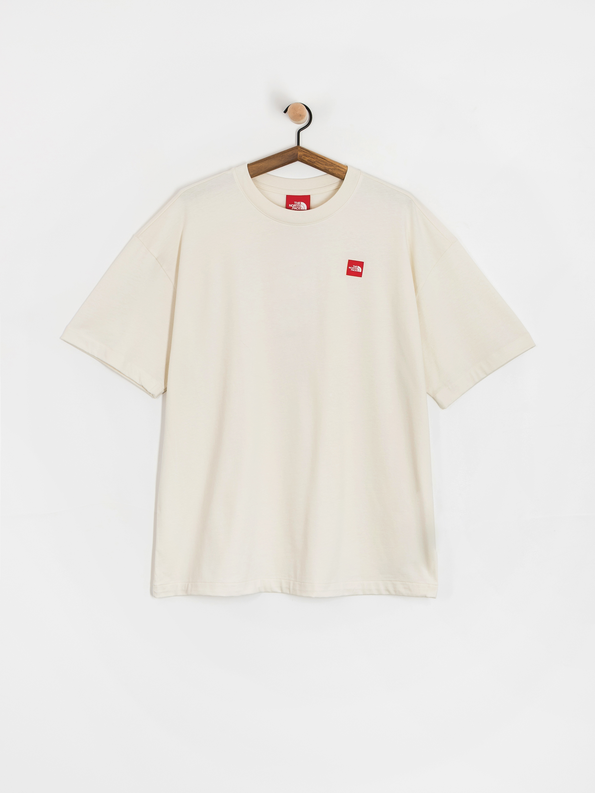 The North Face T-Shirt Tnf Red Box (white dune)