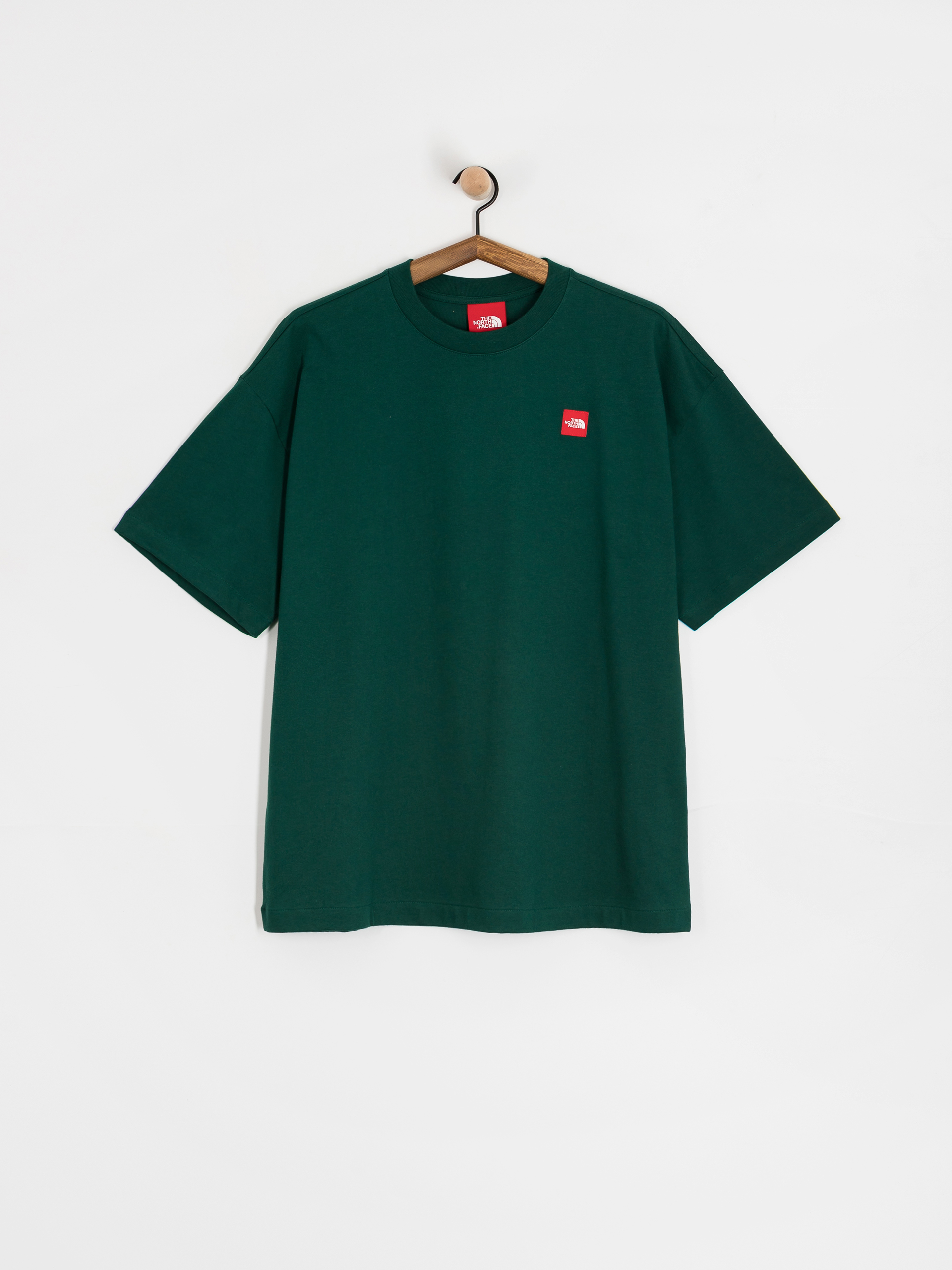 The North Face T-Shirt Tnf Red Box (hunter green)