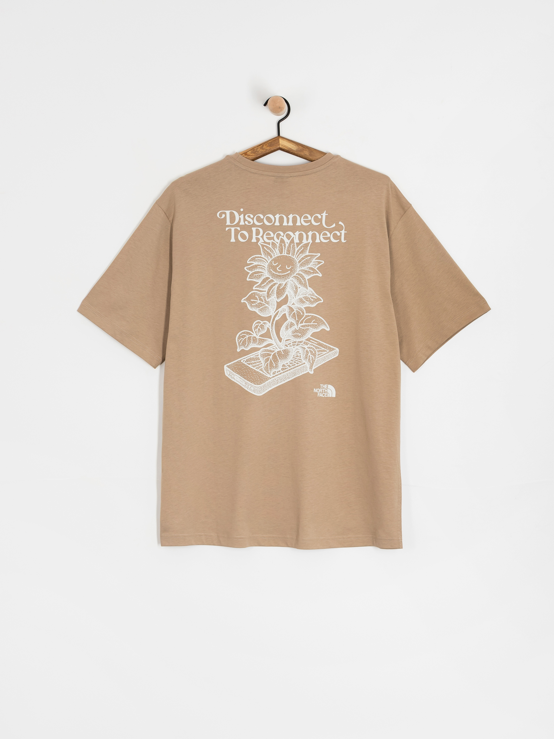 The North Face T-Shirt Connect Relaxed Graphic (mushroom grey)