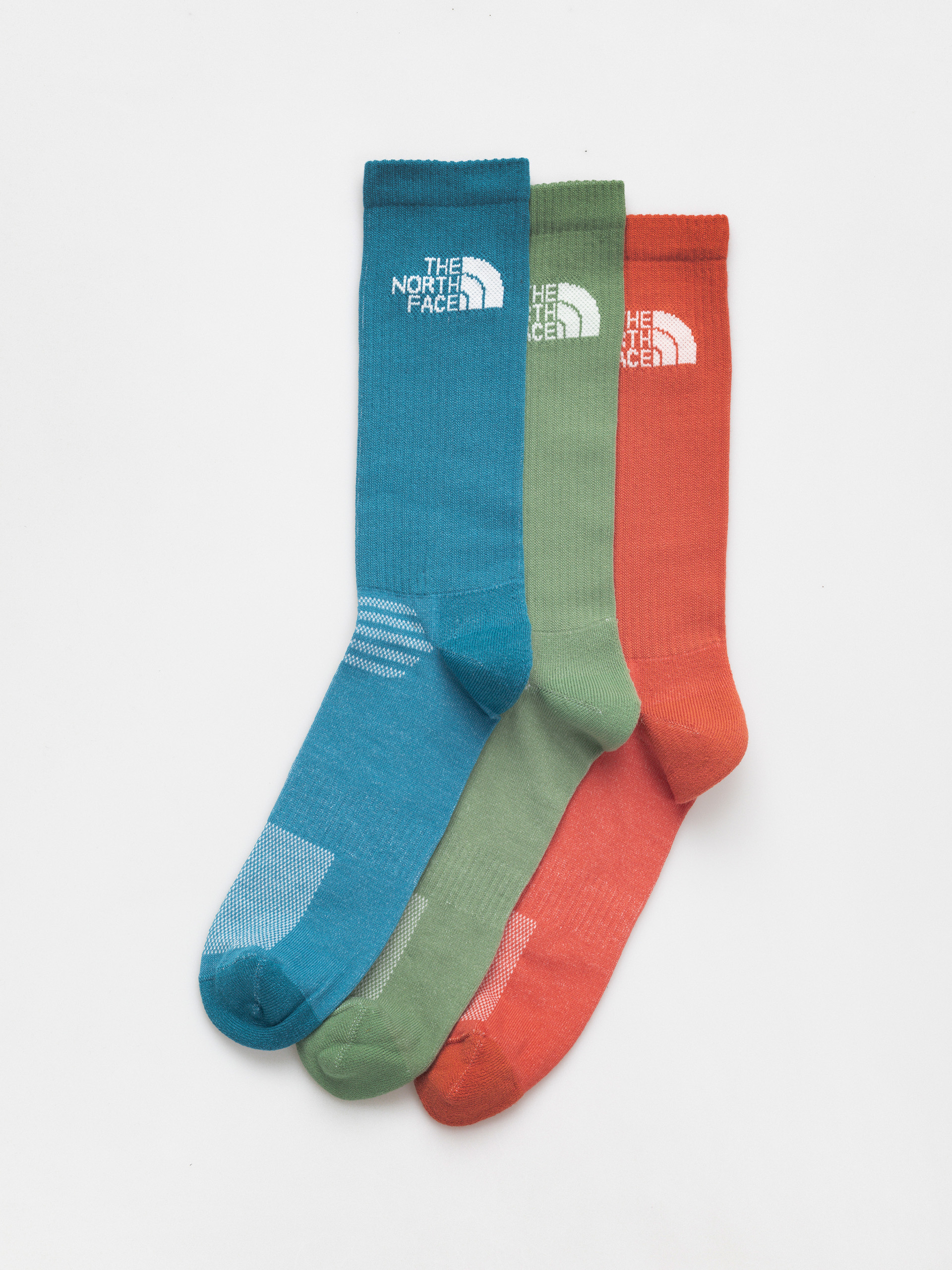 The North Face Multi Sport Cush Crew 3P Socks (dusk blue/slate moss/ma)