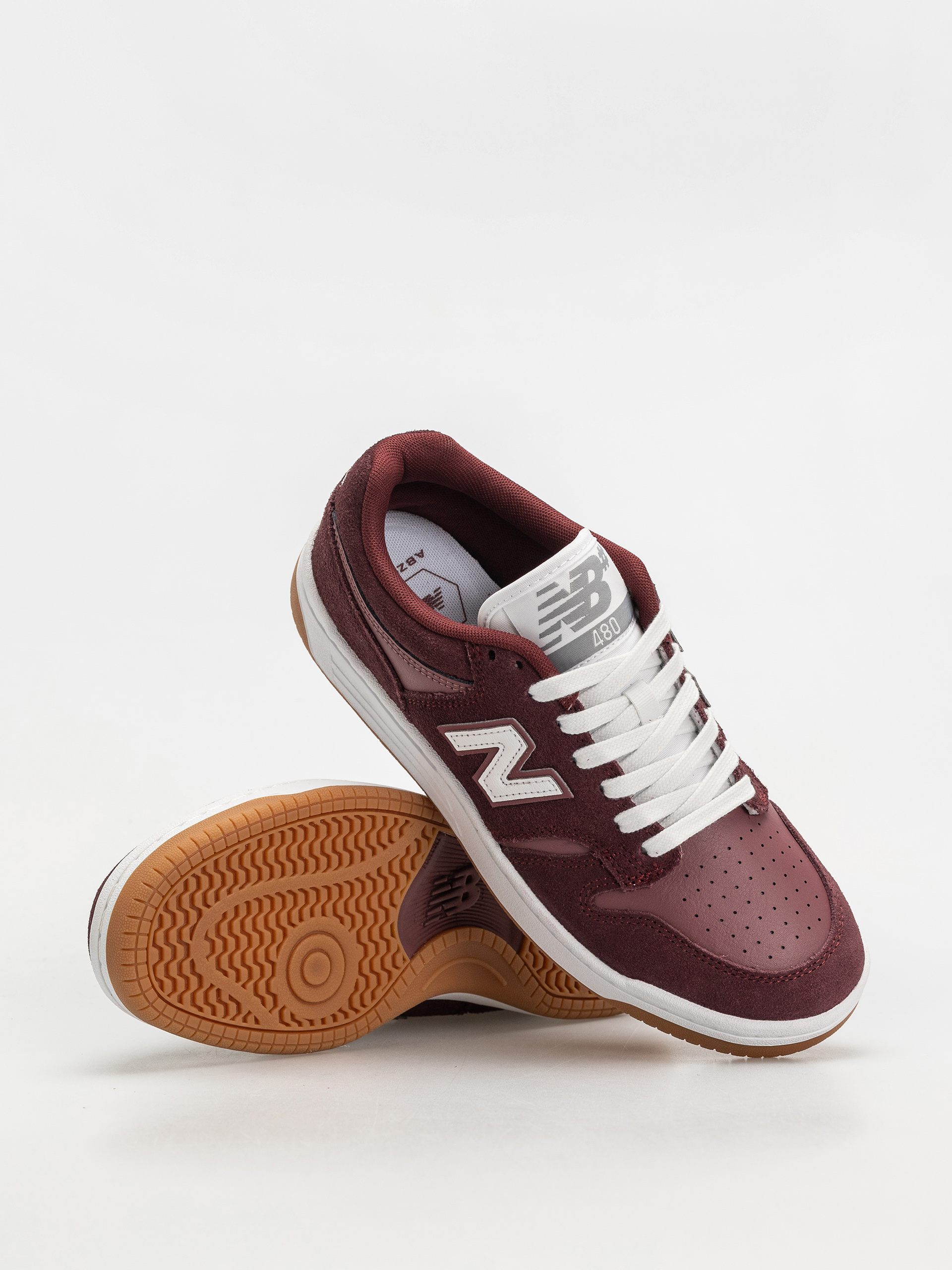 New Balance 480 Shoes (monarch burgundy)