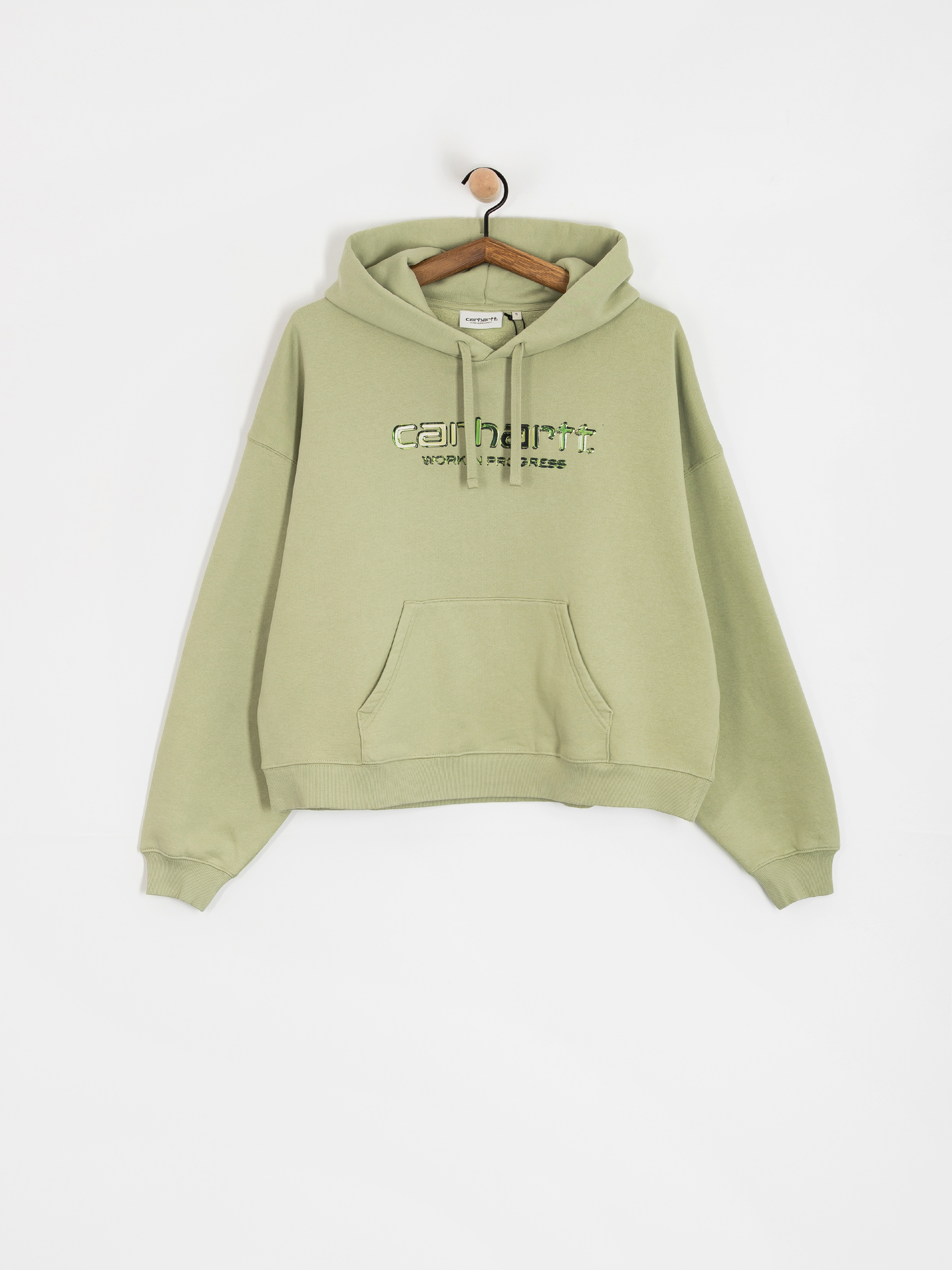 Carhartt WIP Solar Chrome HD Wmn Hoodie (pale olive)