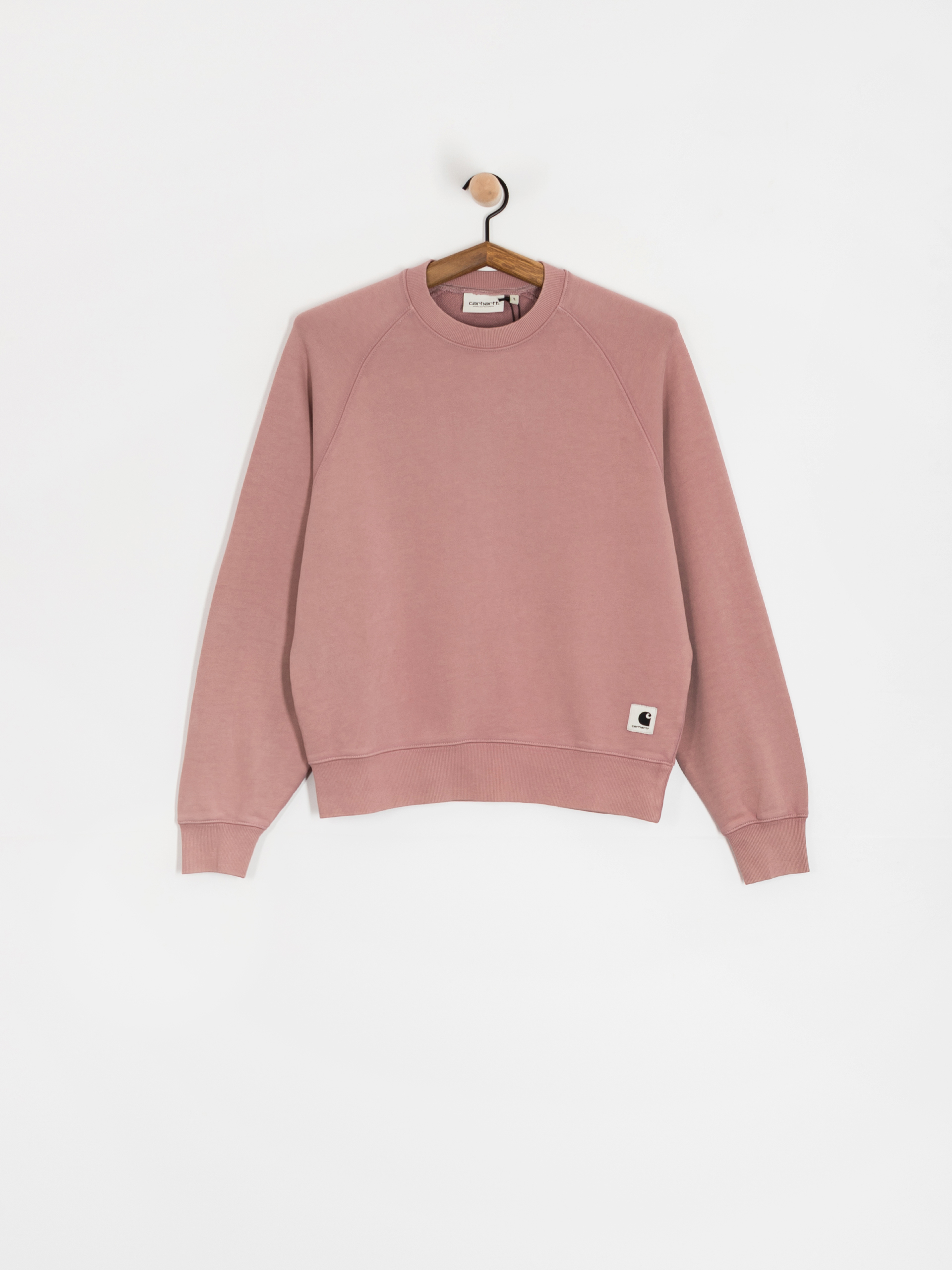 Carhartt WIP Hudson Sweatshirt Wmn - pink (daphne/chalk wash)